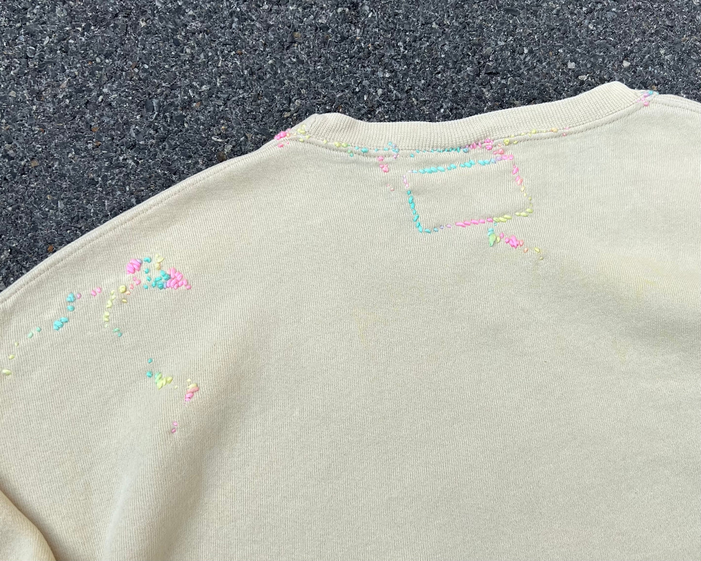 "Embroidered "THAILAND MAP" Sweater 🌈