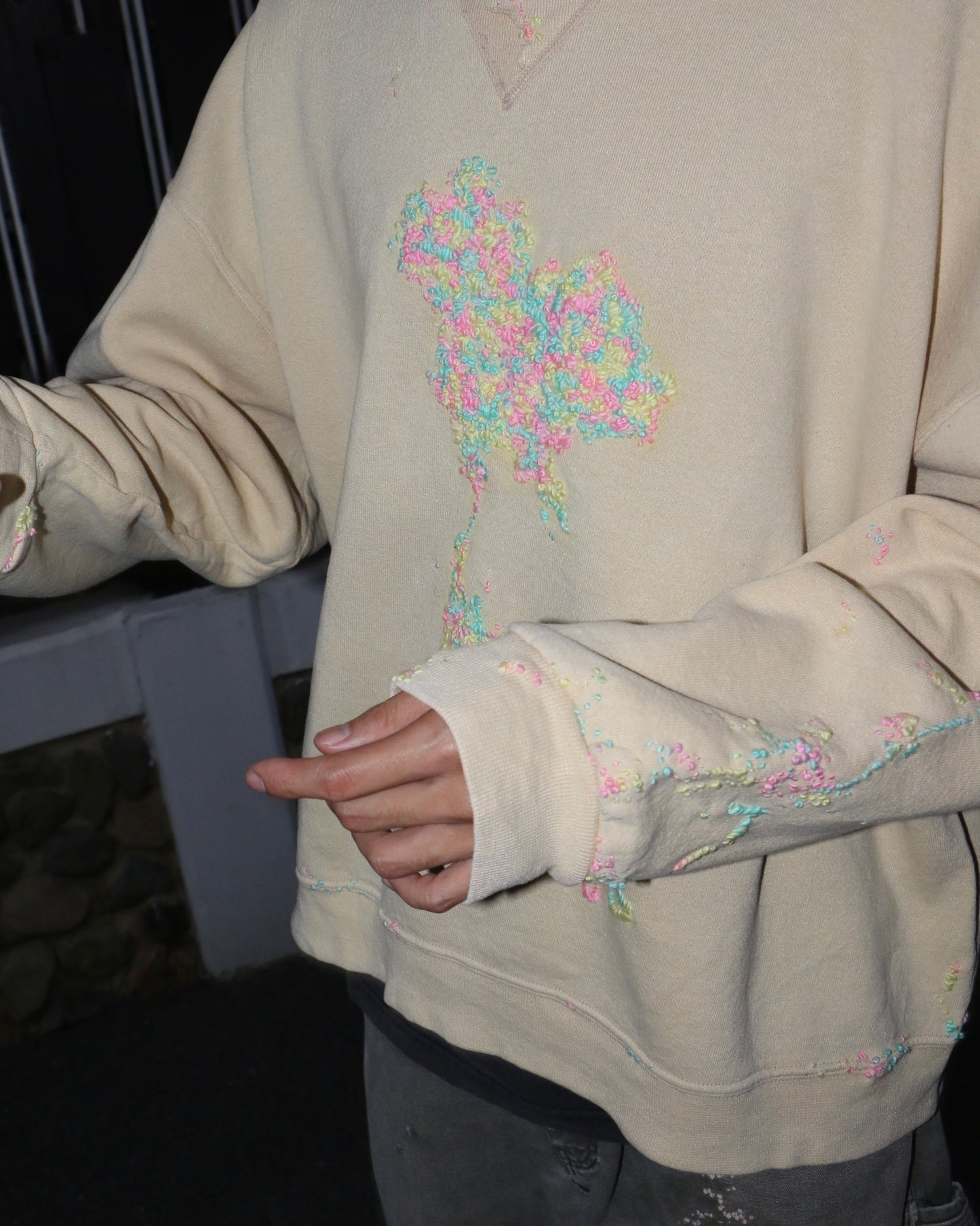 "Embroidered "THAILAND MAP" Sweater 🌈
