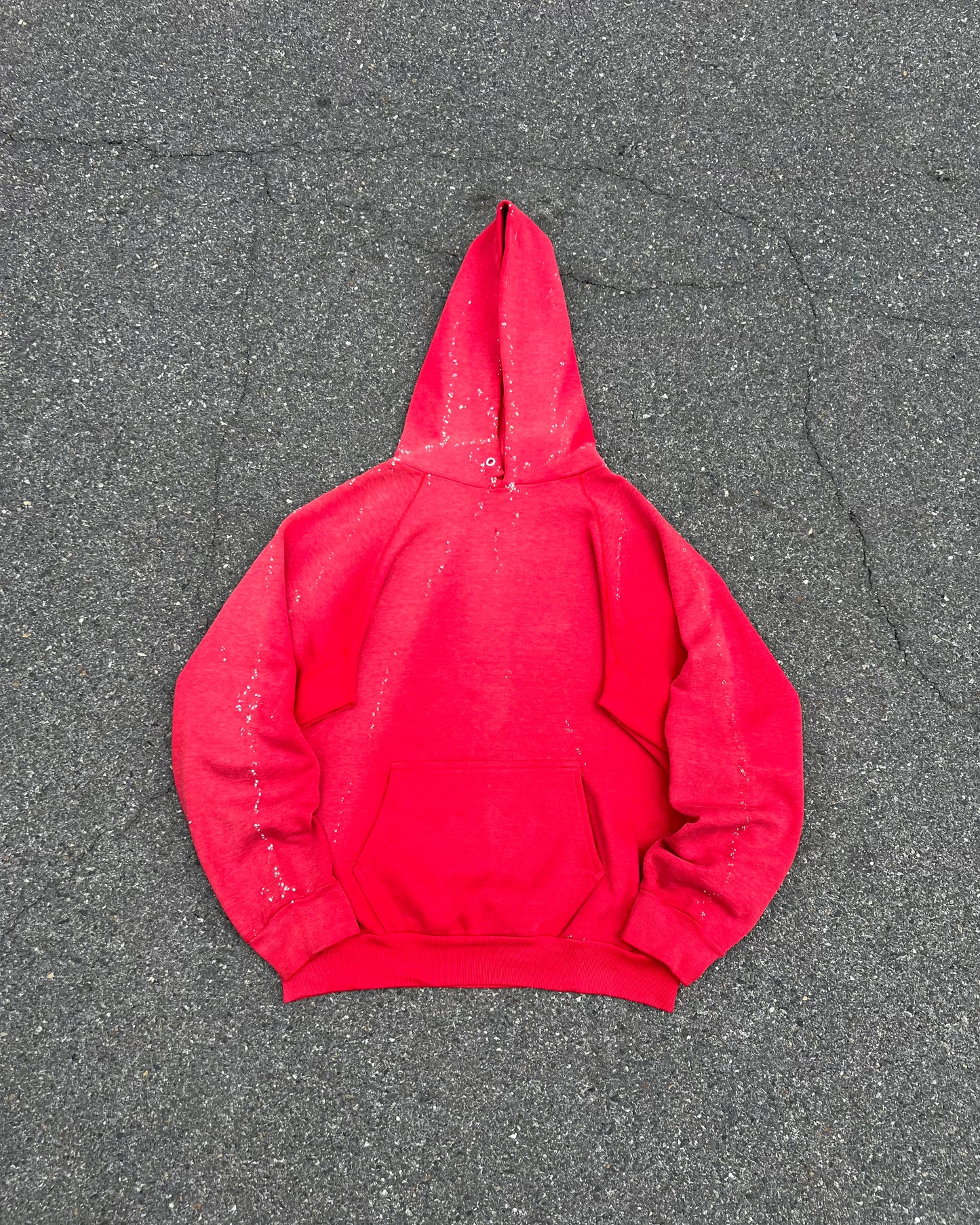 "Embroidered "Dot' Red Sun Faded