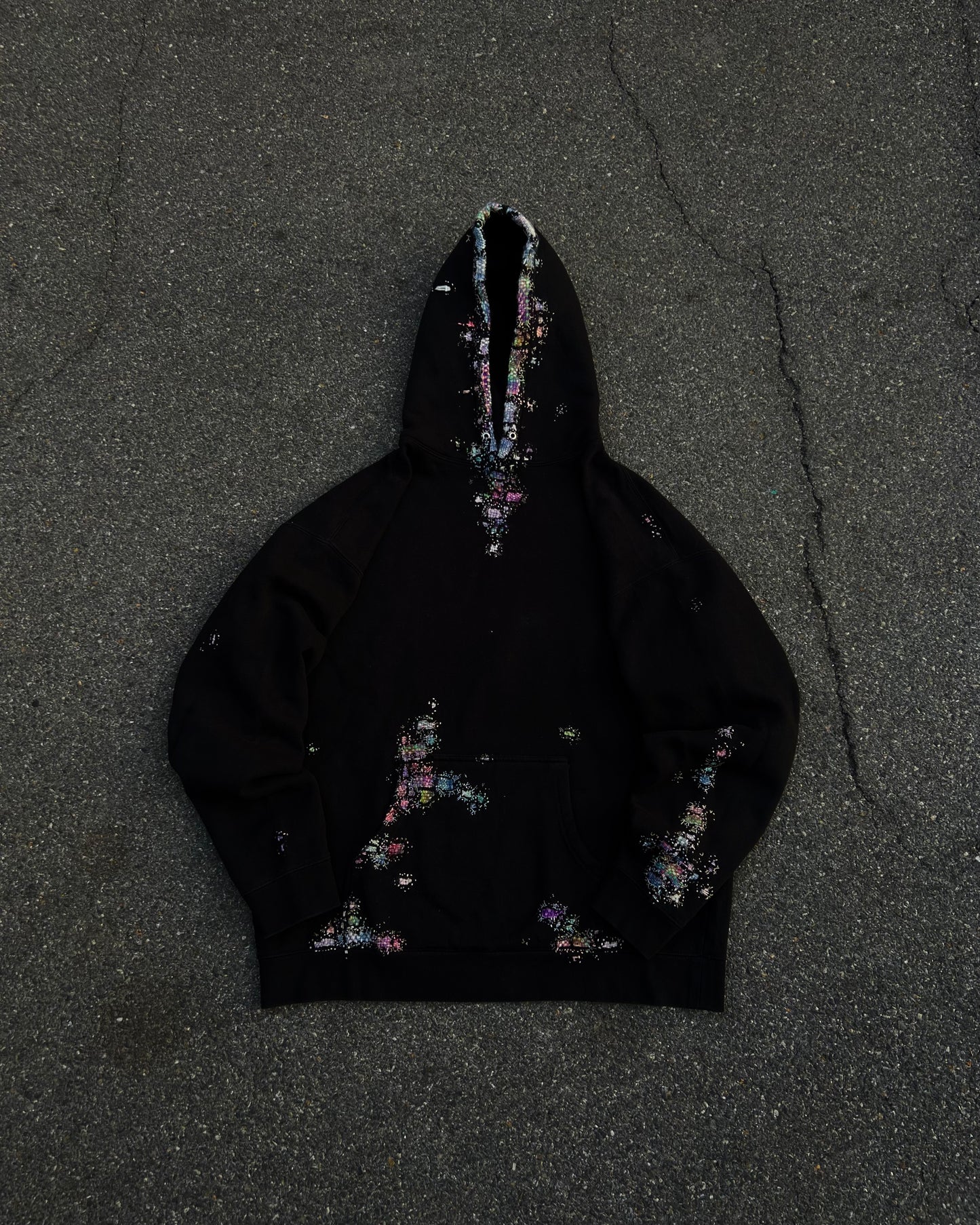 """Embroidered "BORO" Hoodie