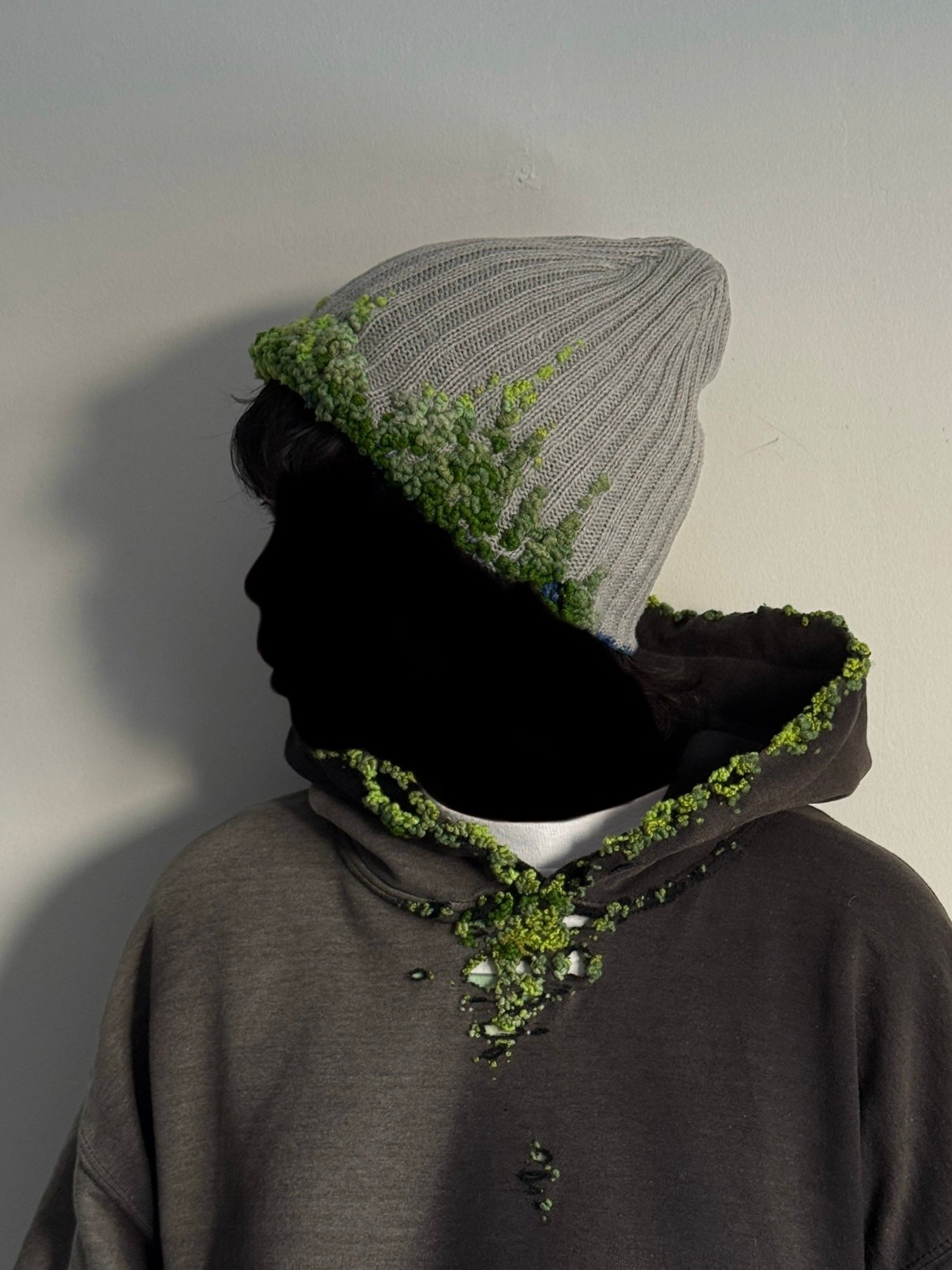 "  Embroidered Dot Beanie