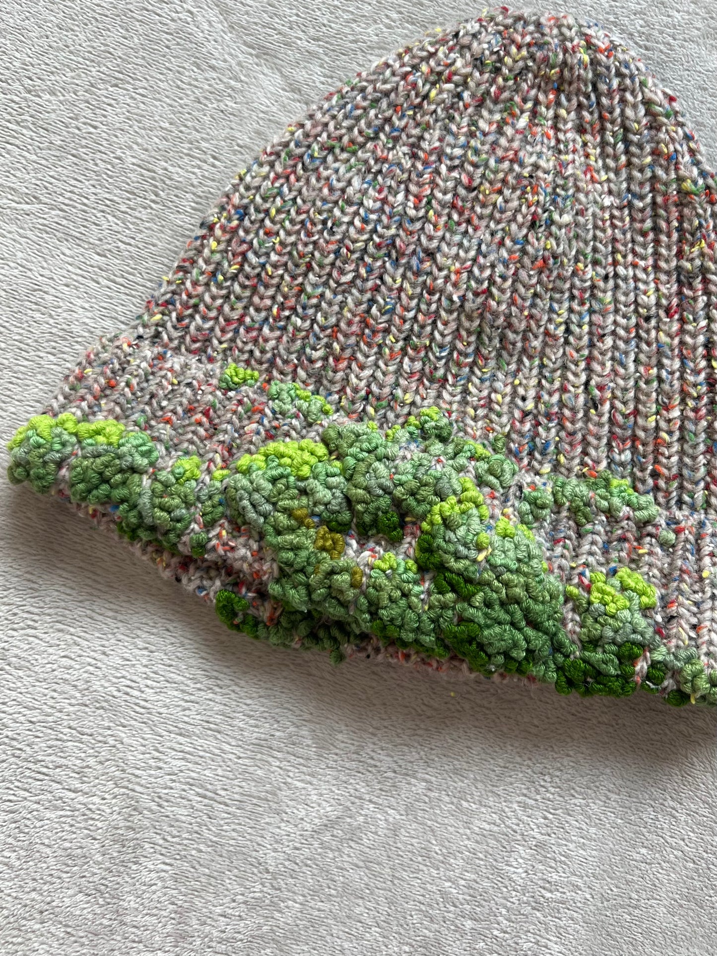 "  Embroidered Dot Beanie