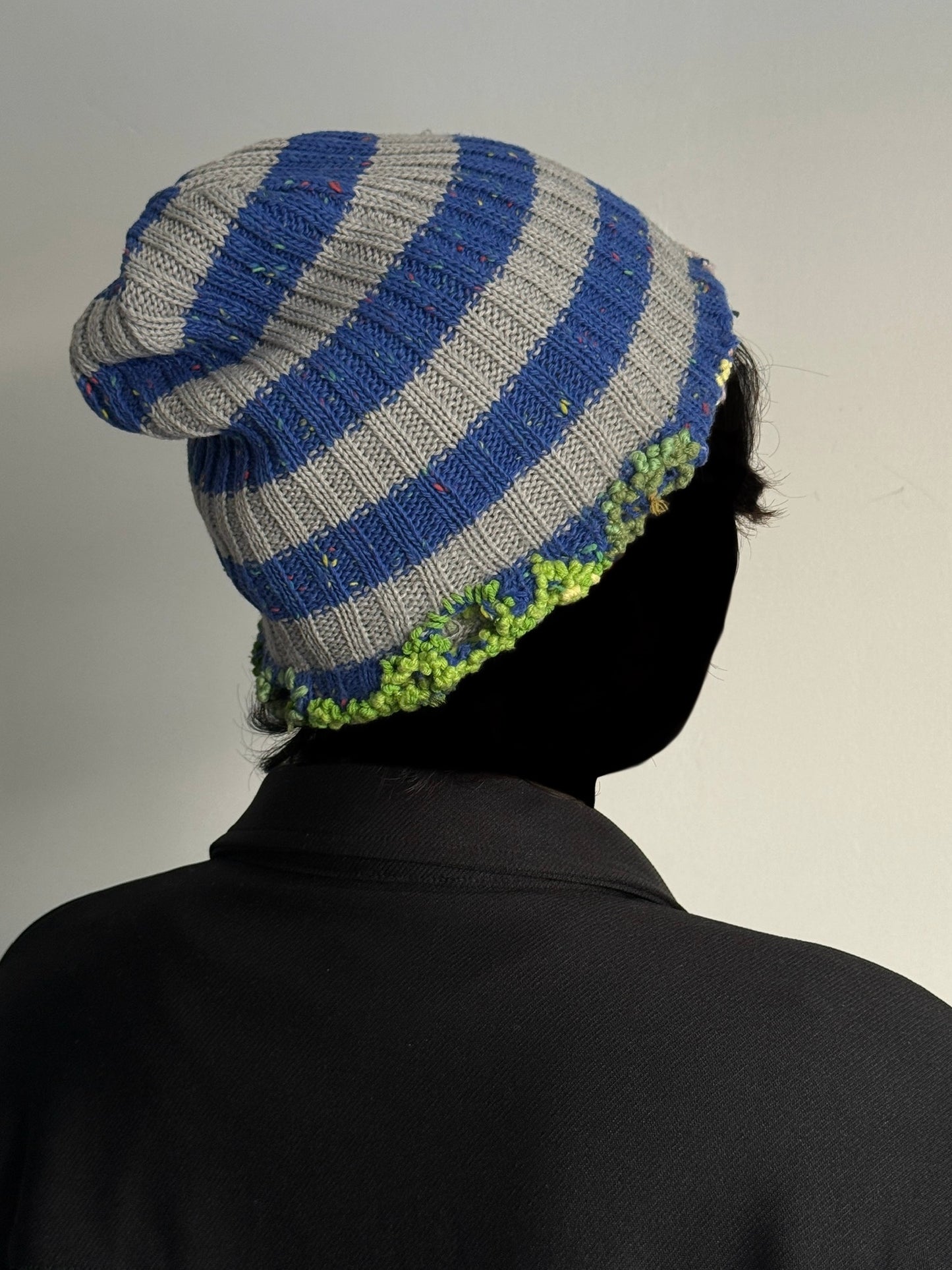 "  Embroidered Dot Beanie