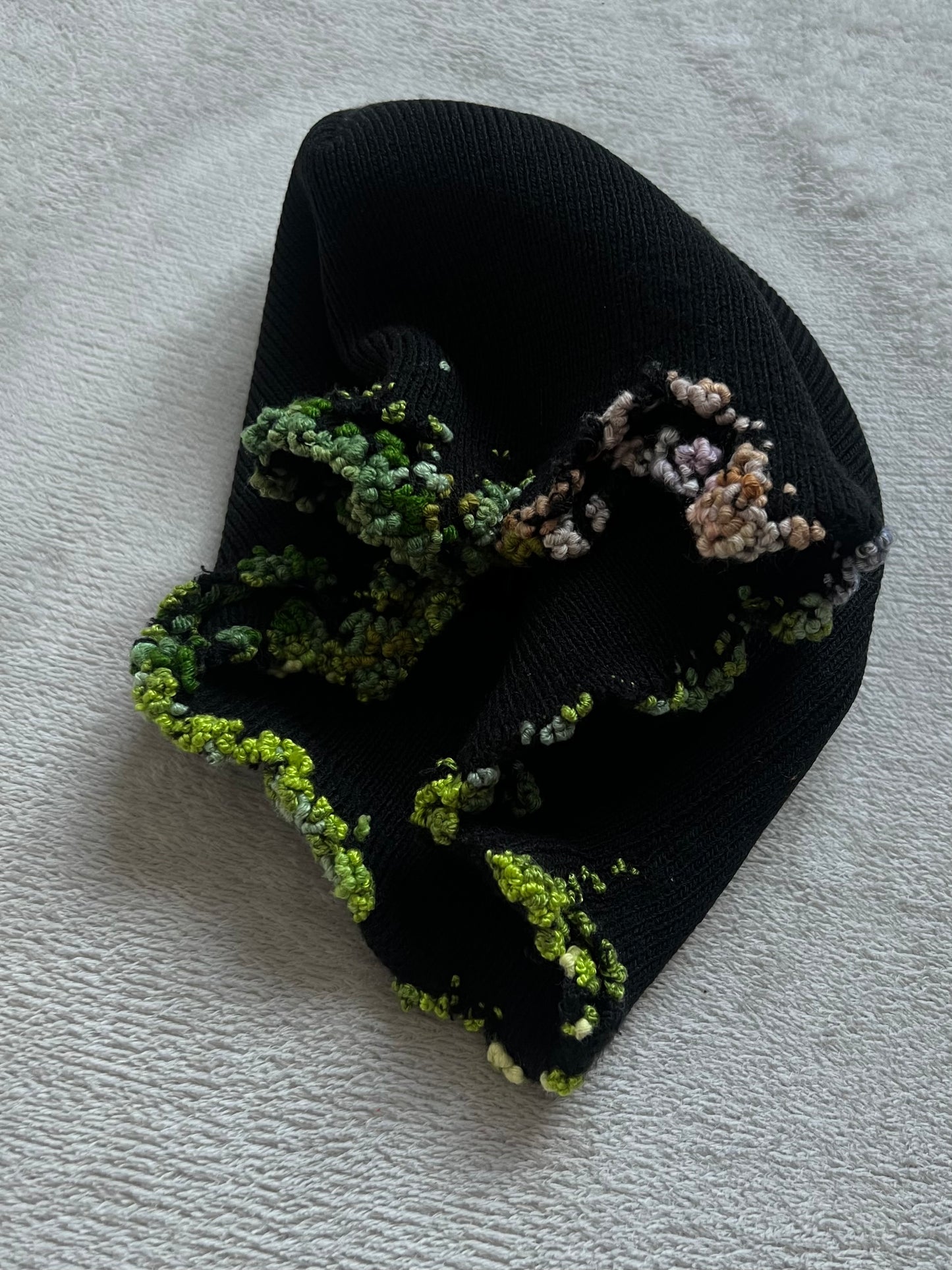 "  Embroidered Dot Beanie