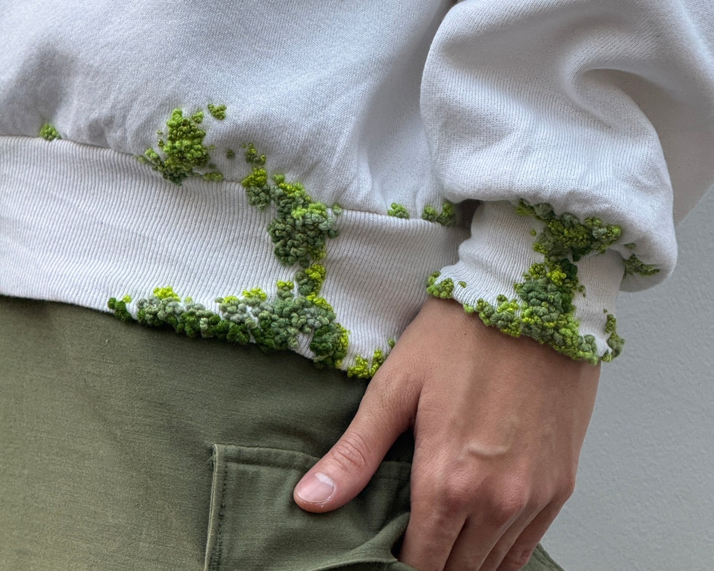 "   Embroidered Dot Sweater