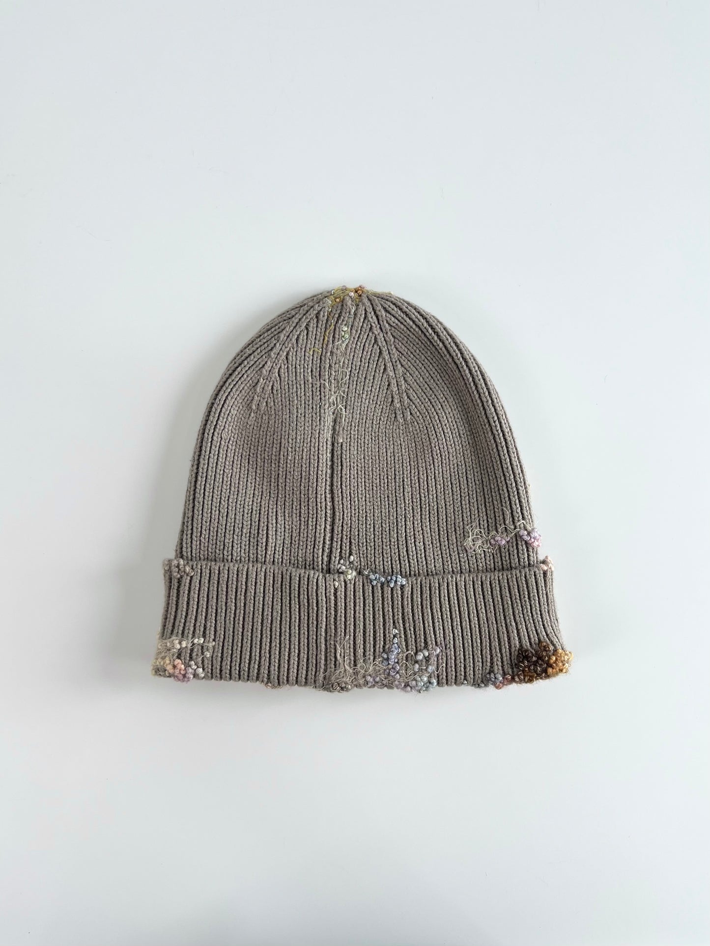"  Embroidered Dot Beanie