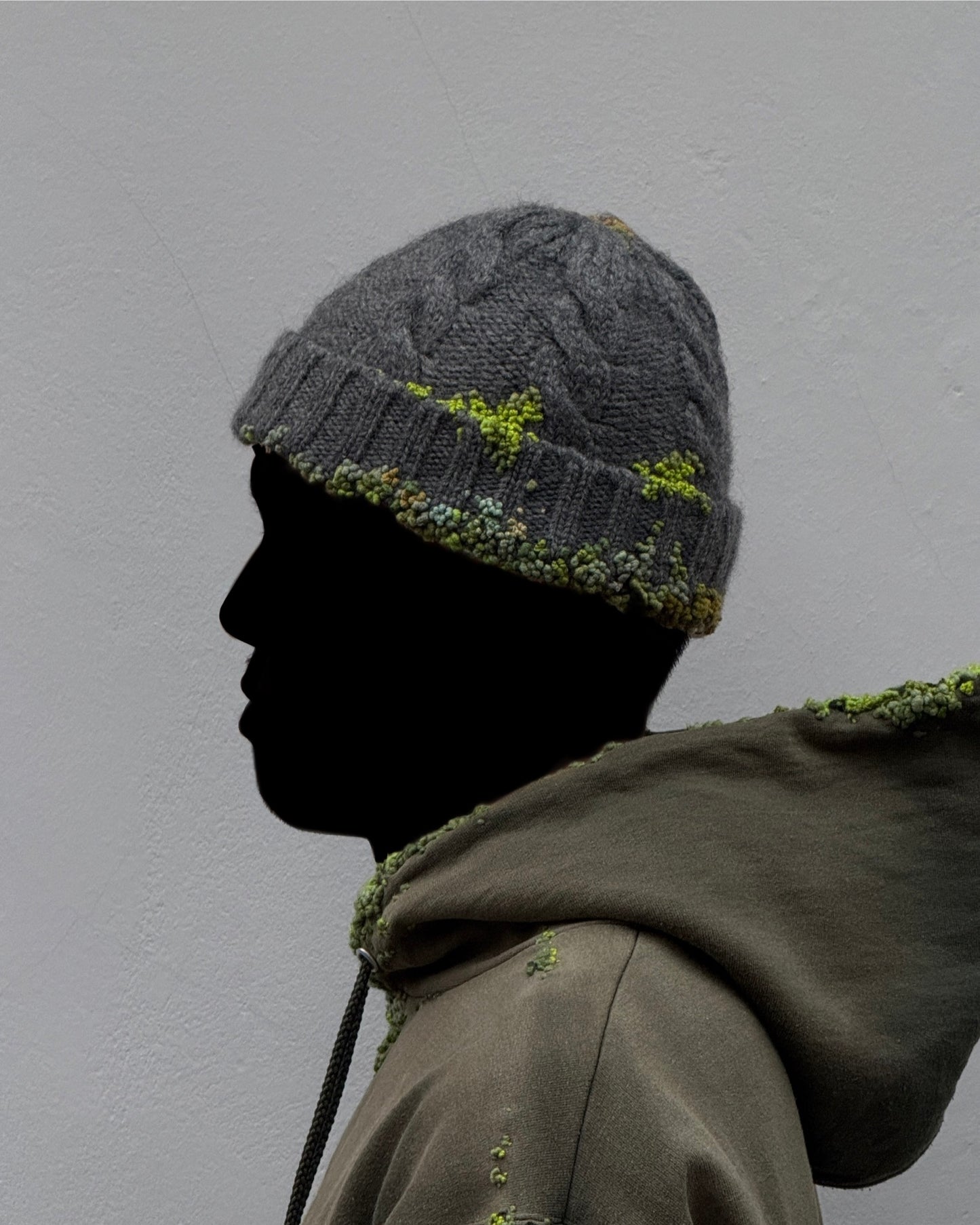 "  Embroidered Dot Beanie