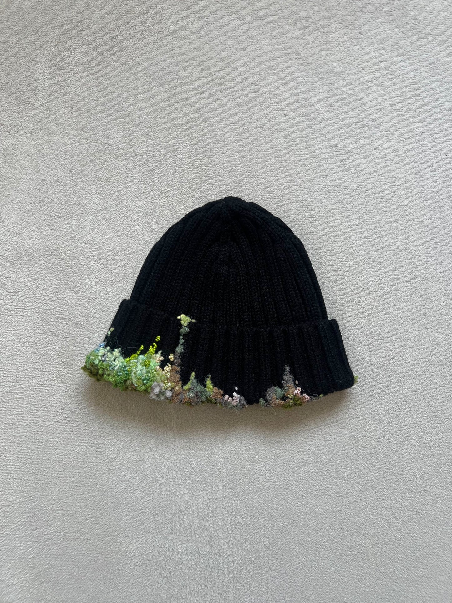 "  Embroidered Dot Beanie