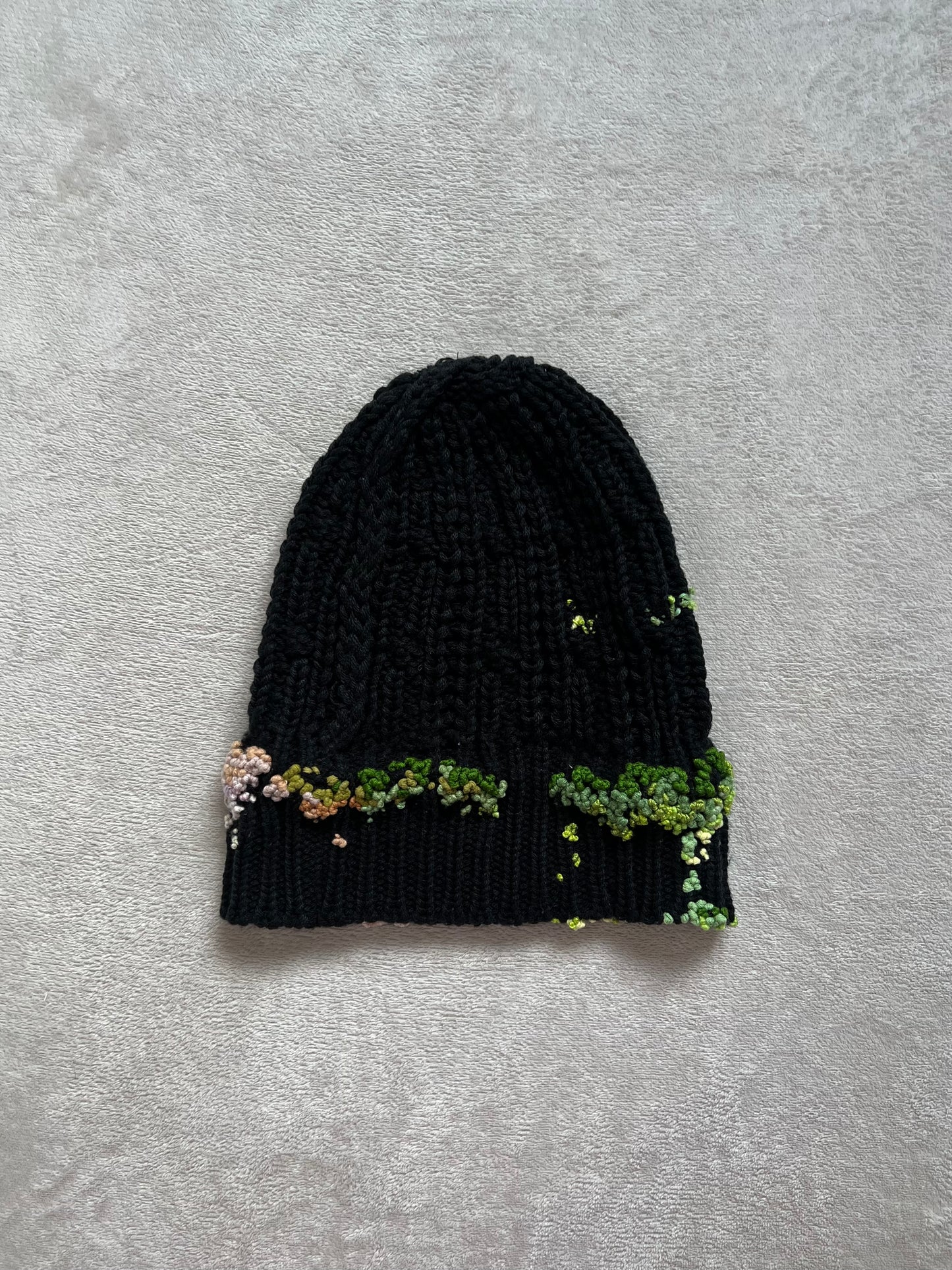 "  Embroidered Dot Beanie