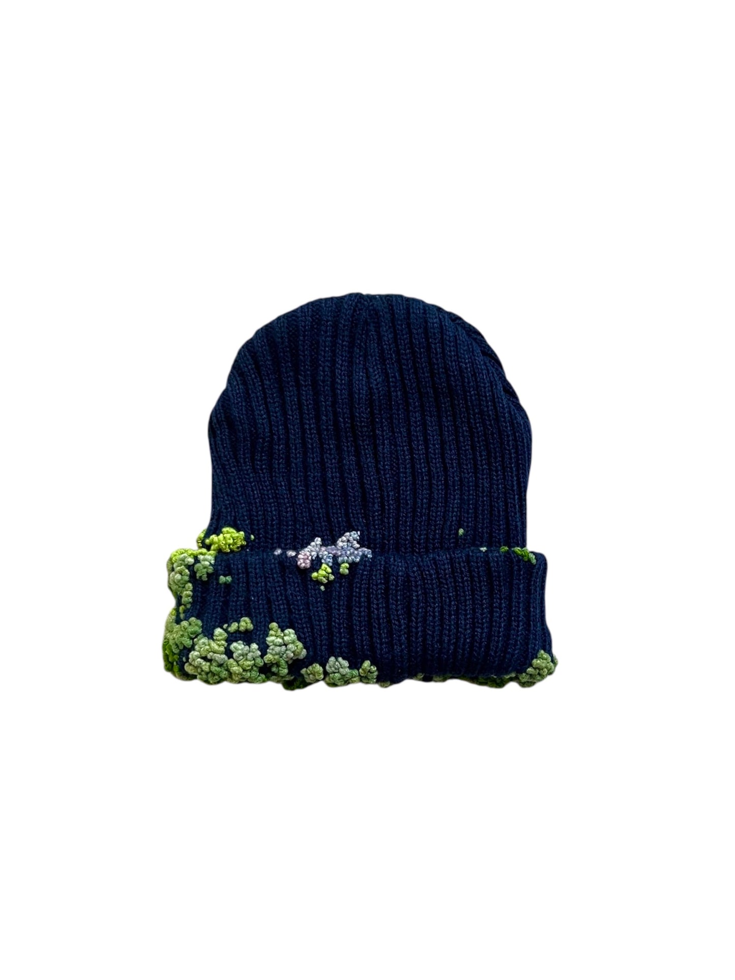 "  Embroidered Dot Beanie
