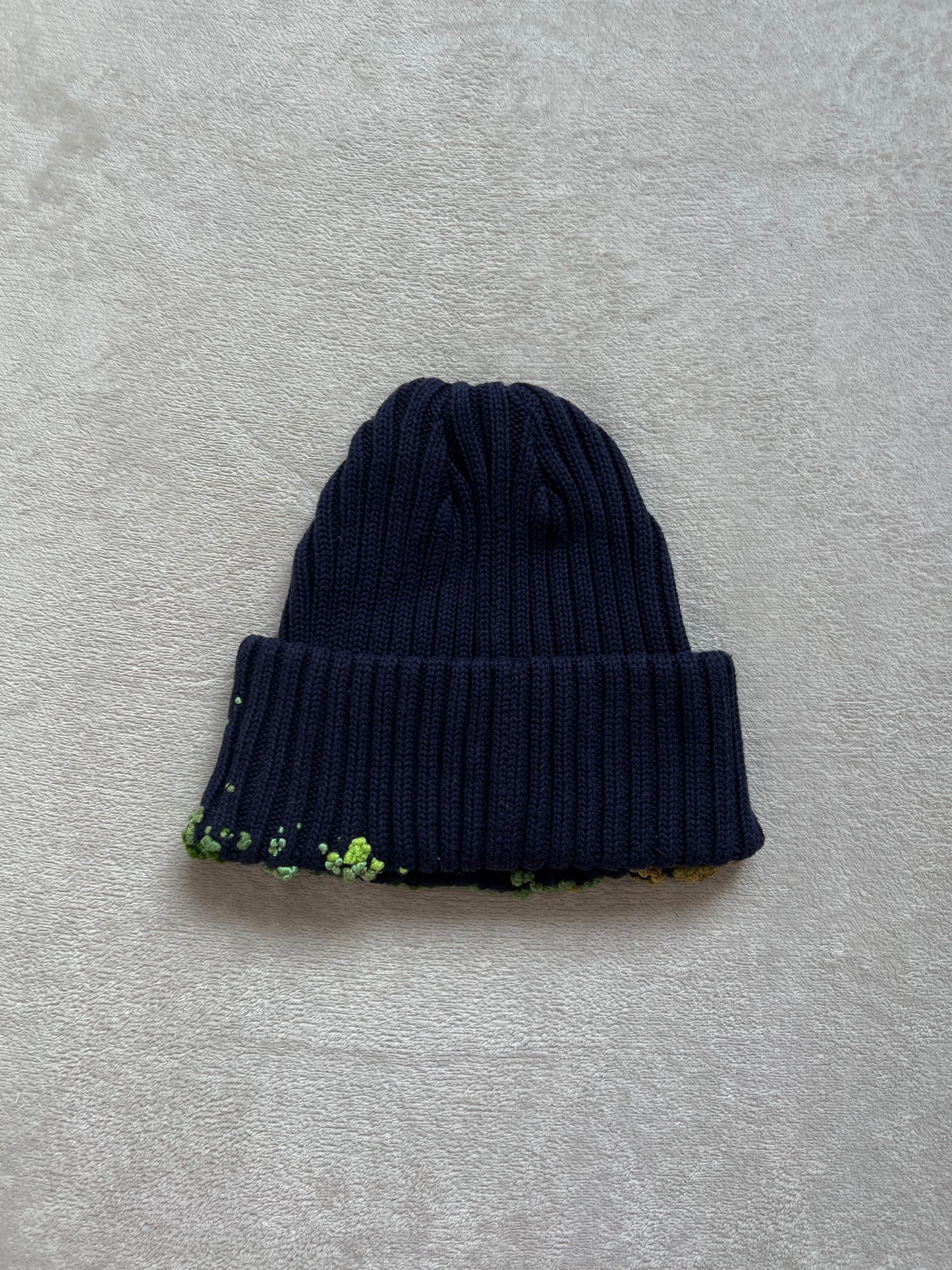 "  Embroidered Dot Beanie