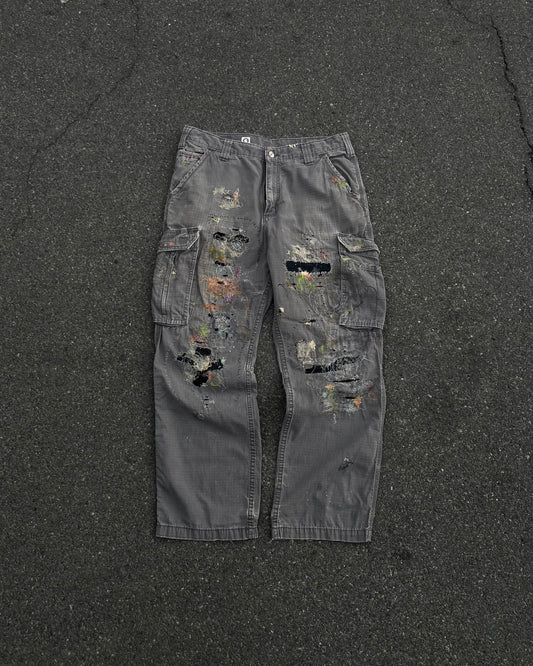 ""'Embroidered "Cargo pants
