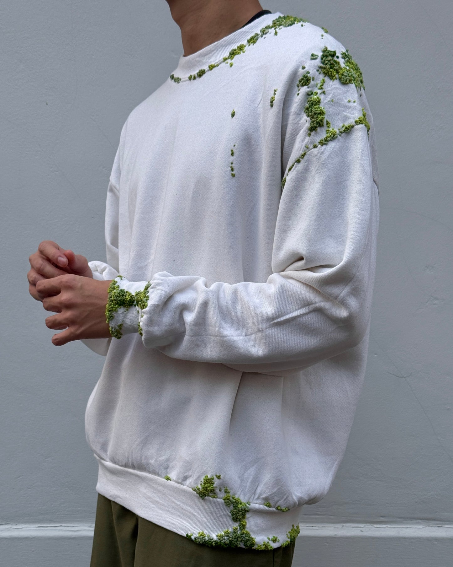 "   Embroidered Dot Sweater