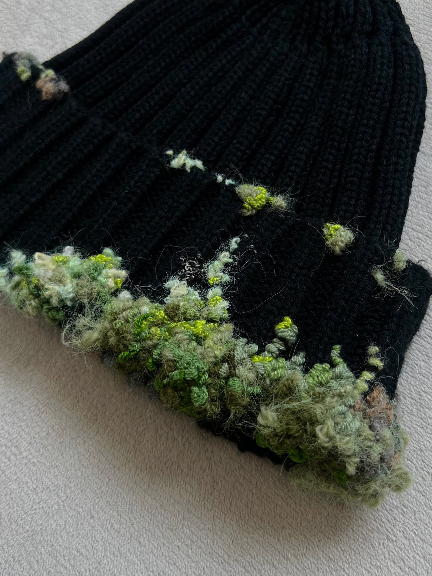 "  Embroidered Dot Beanie