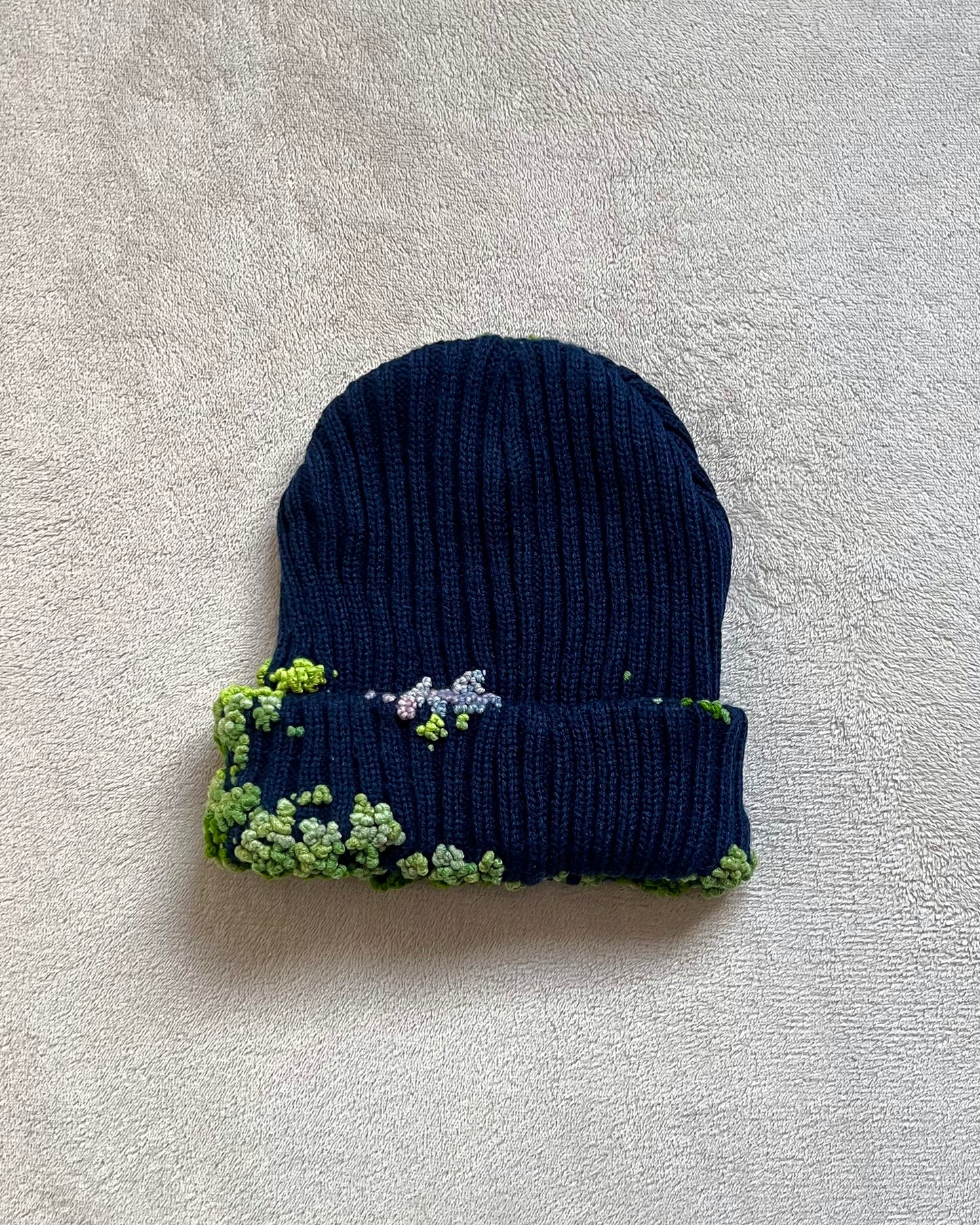 "  Embroidered Dot Beanie