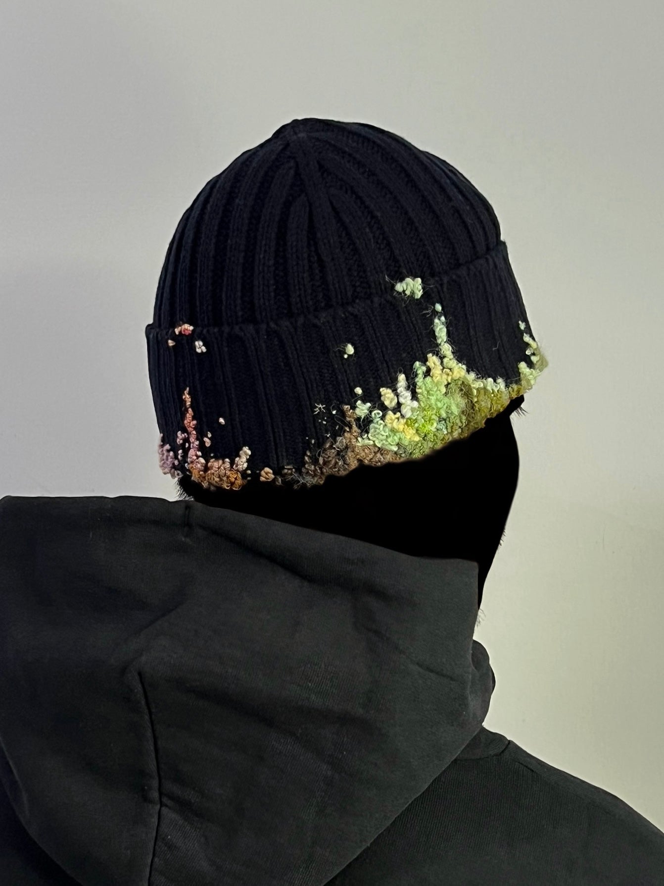 "  Embroidered Dot Beanie