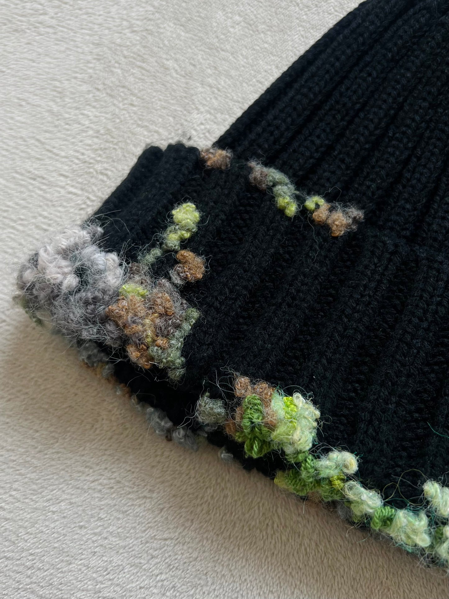 "  Embroidered Dot Beanie