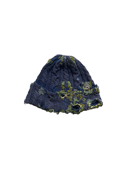 "" Embroidered Dot Beanie