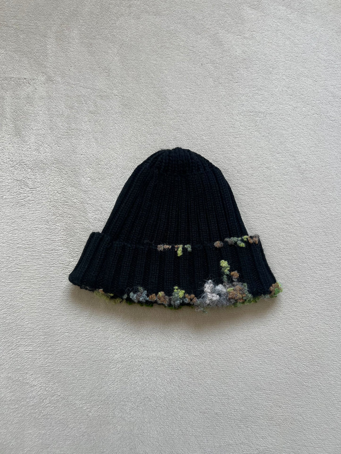 "  Embroidered Dot Beanie
