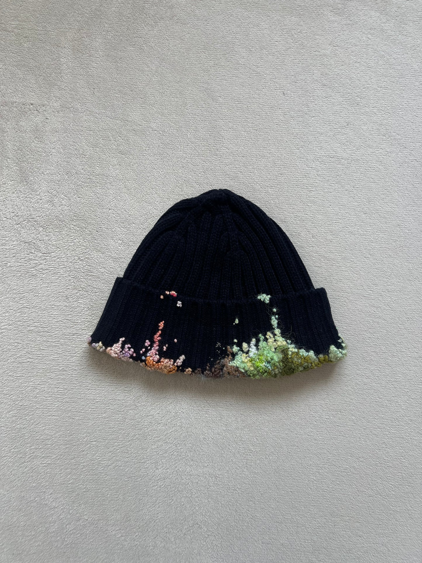 "  Embroidered Dot Beanie