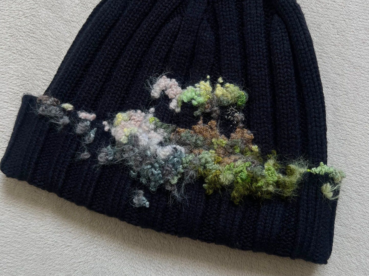 "   Embroidered Dot Beanie