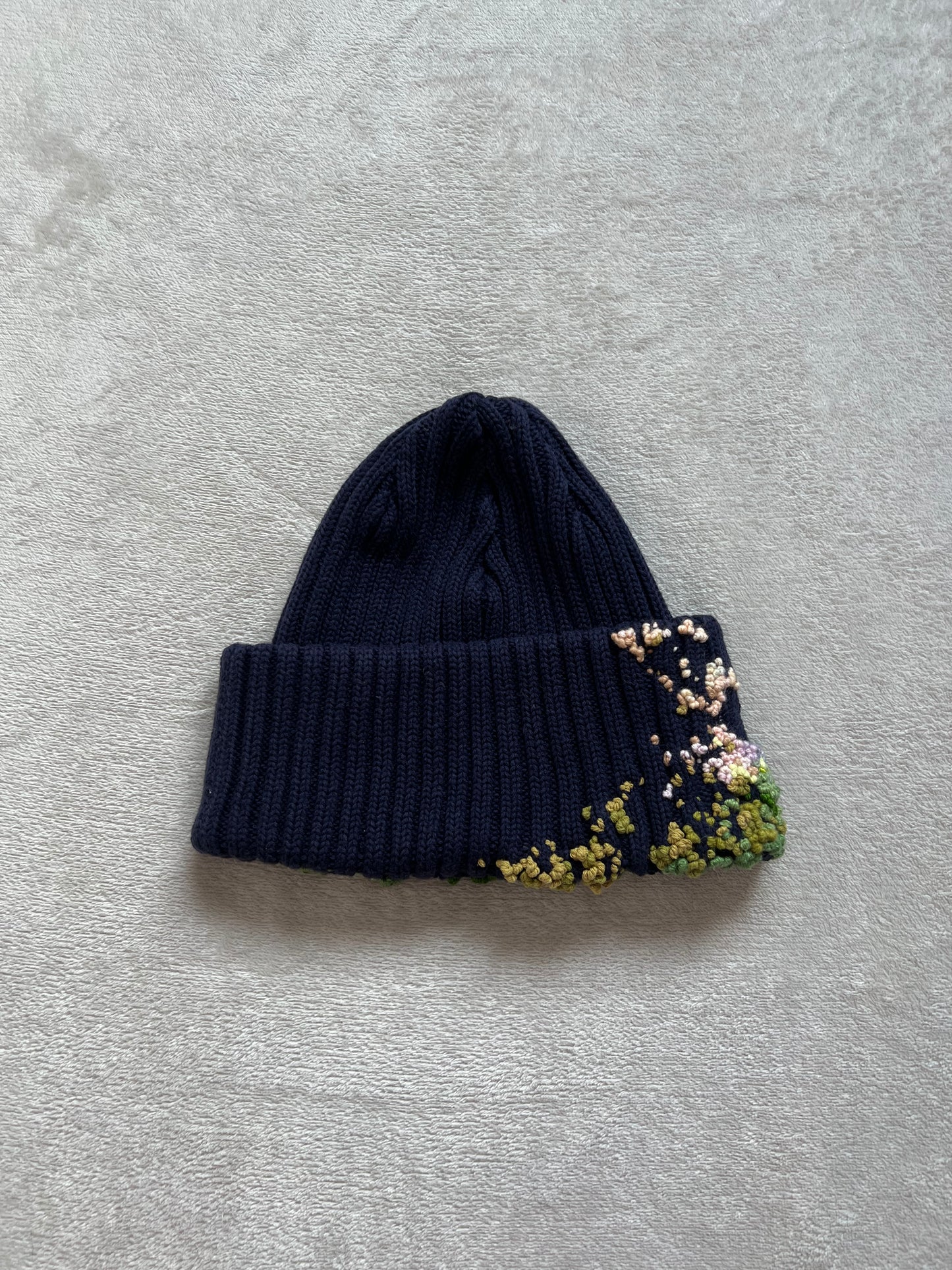 "  Embroidered Dot Beanie