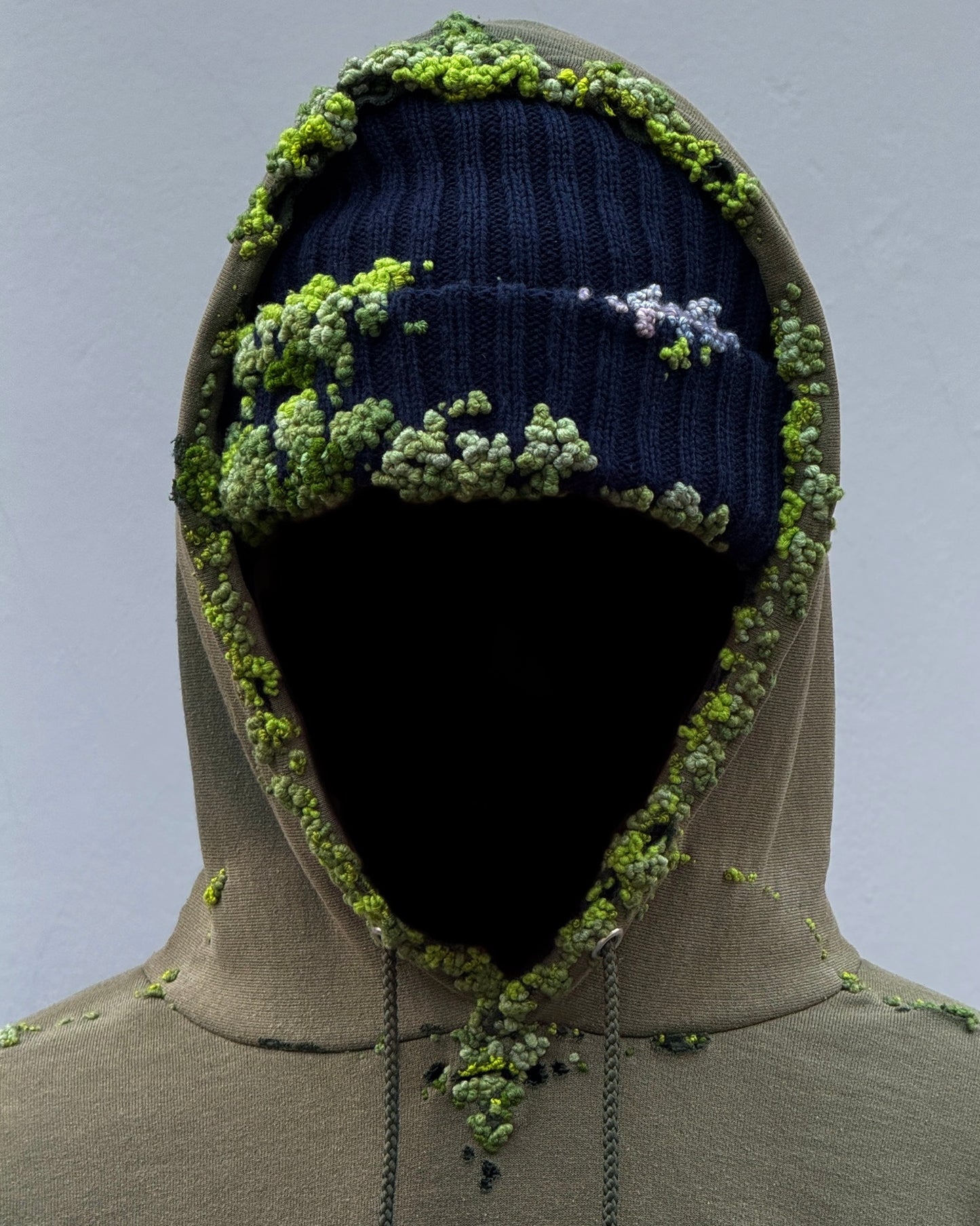 "  Embroidered Dot Beanie