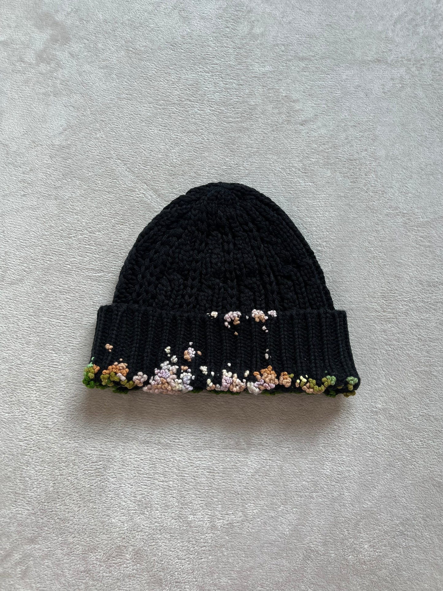 "  Embroidered Dot Beanie
