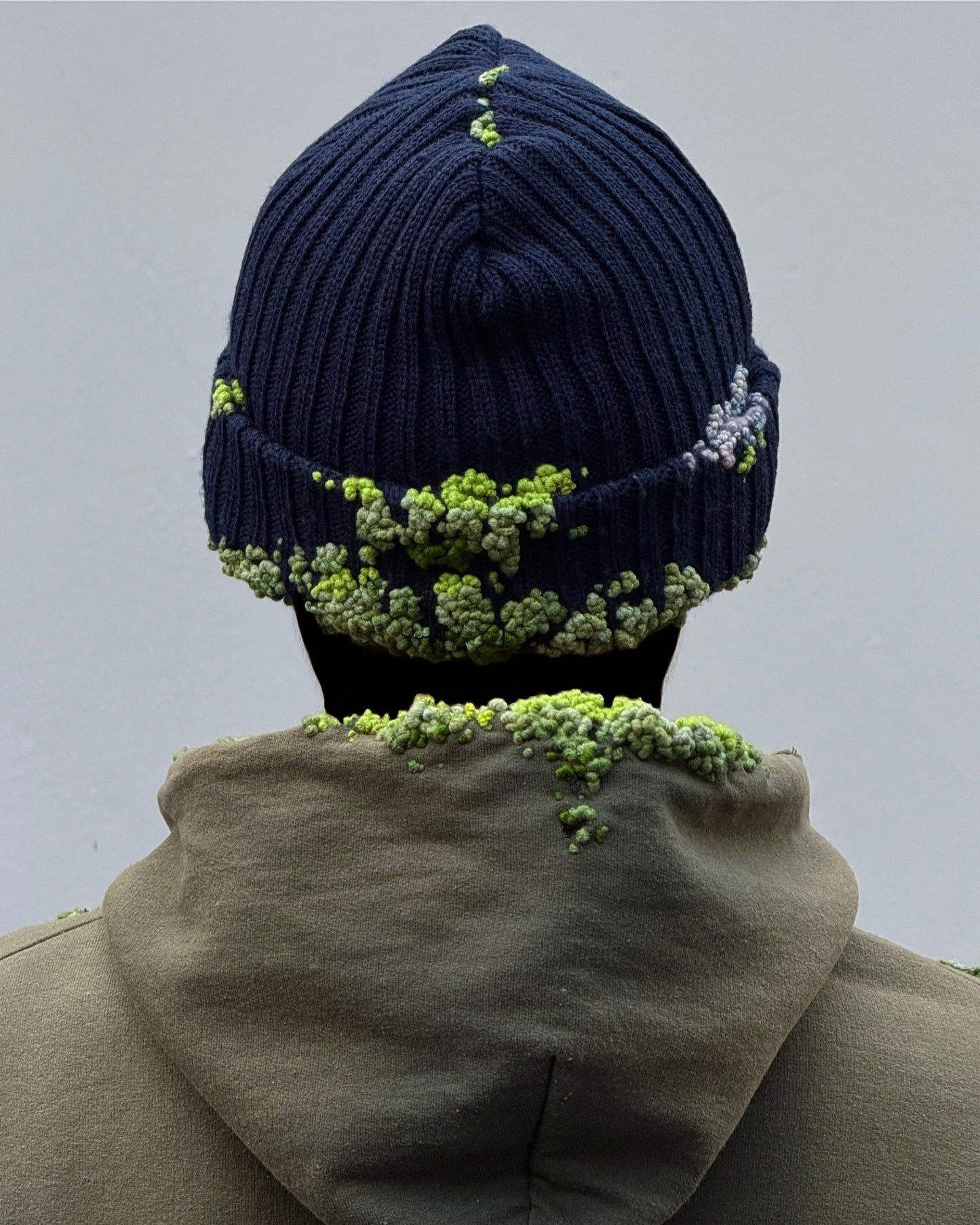 "  Embroidered Dot Beanie