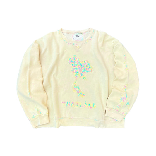 "Embroidered "THAILAND MAP" Sweater 🌈