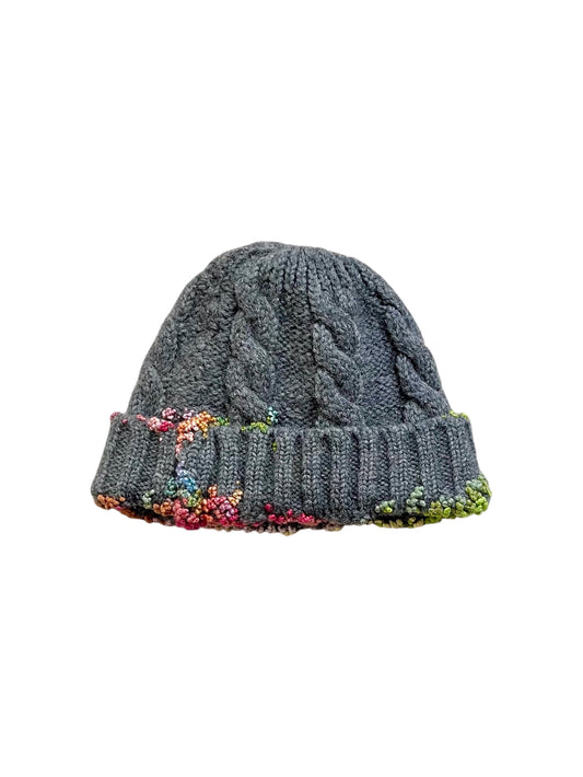 "  Embroidered Dot Beanie
