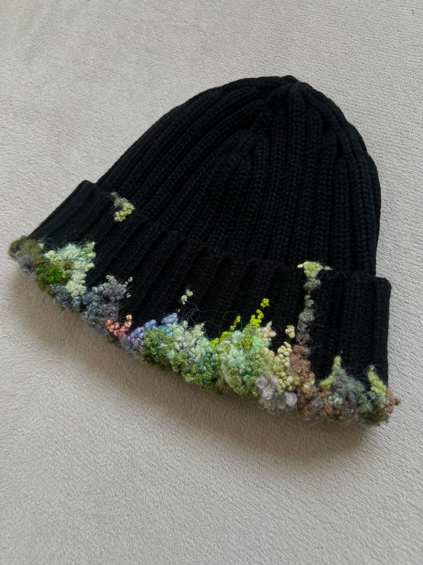 "  Embroidered Dot Beanie