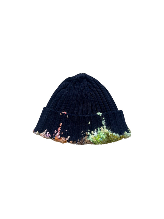 "  Embroidered Dot Beanie
