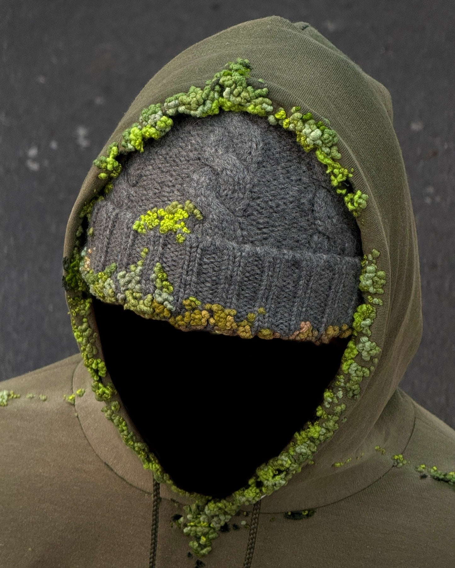 "  Embroidered Dot Beanie