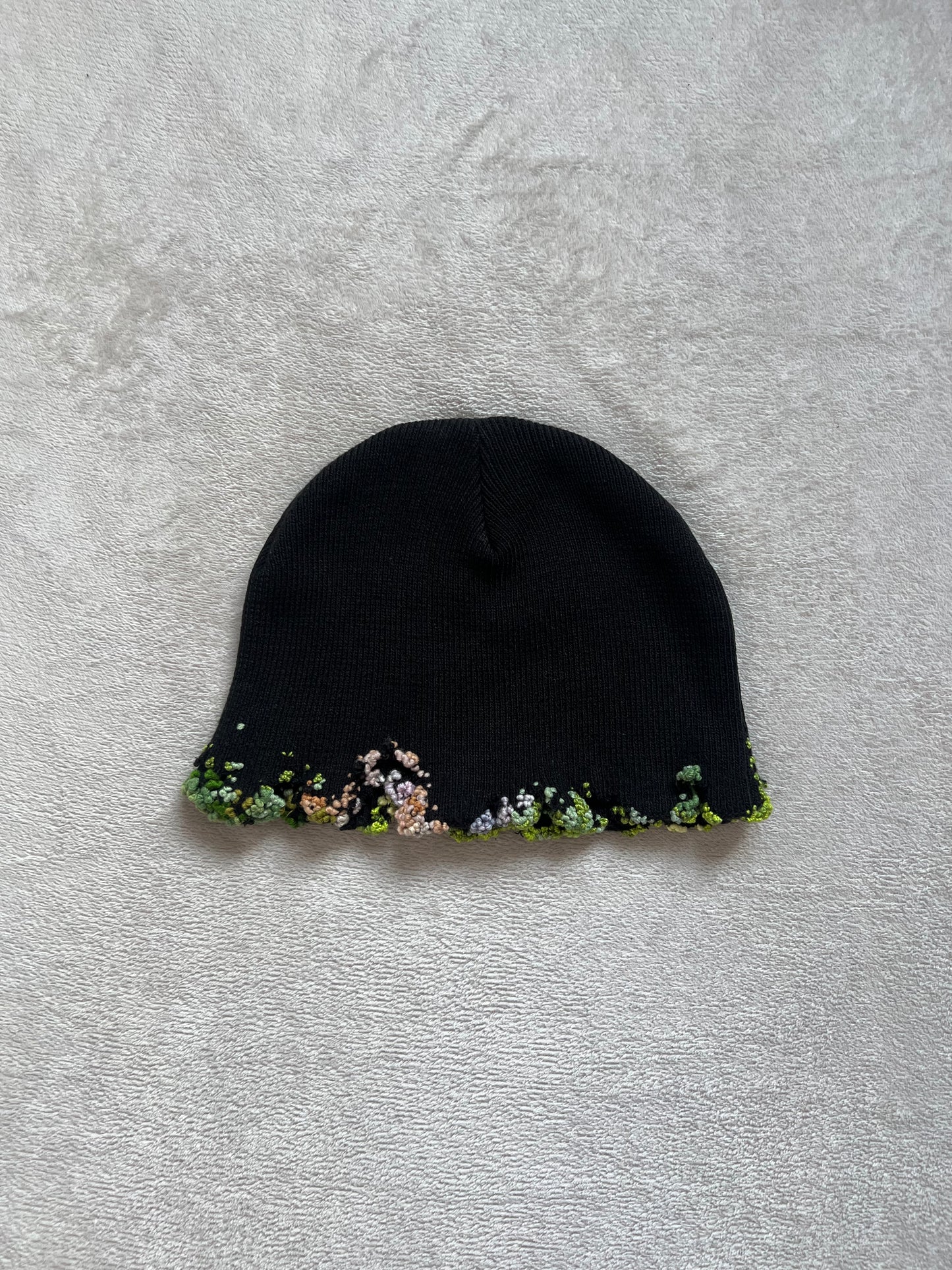 "  Embroidered Dot Beanie