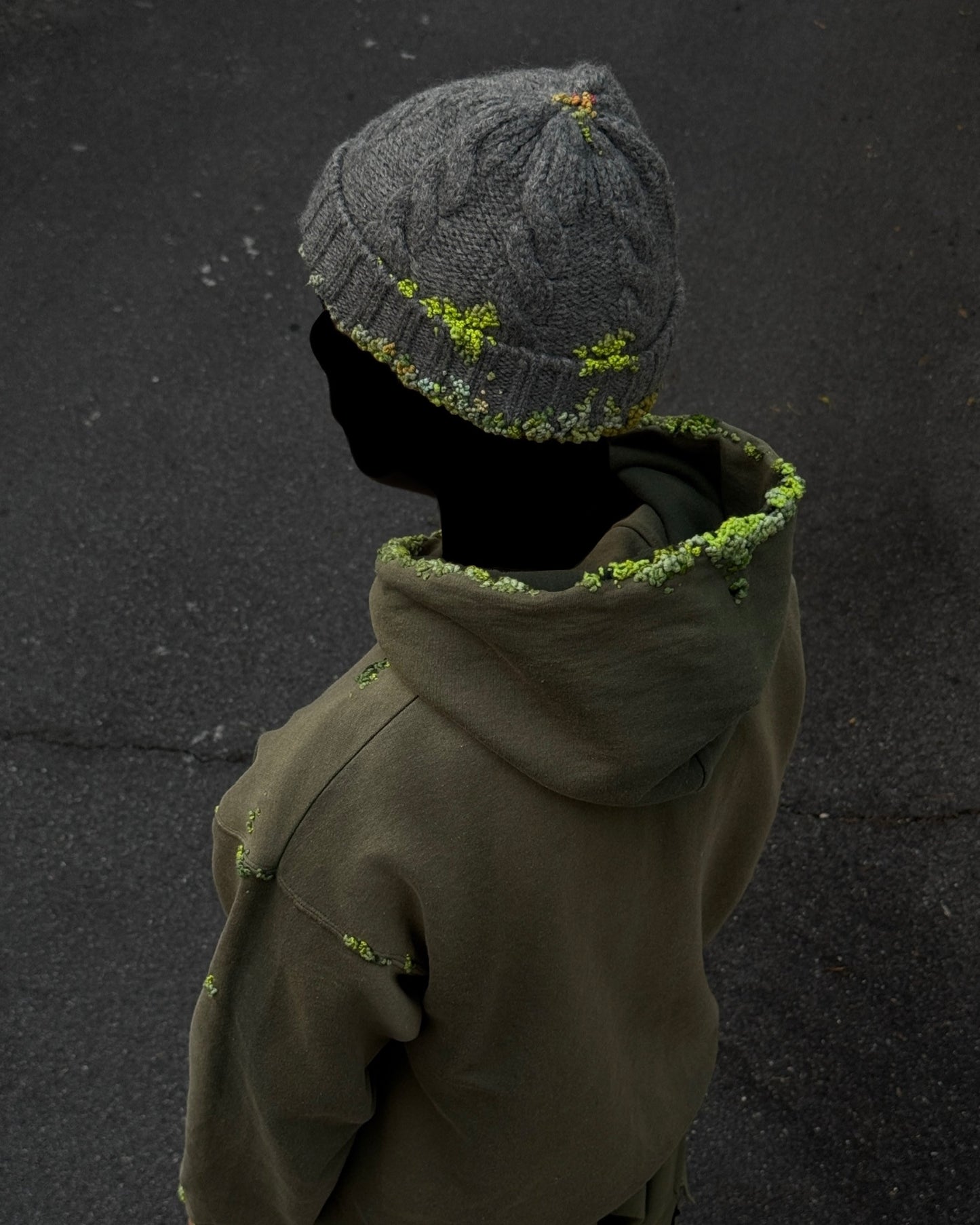 "  Embroidered Dot Beanie