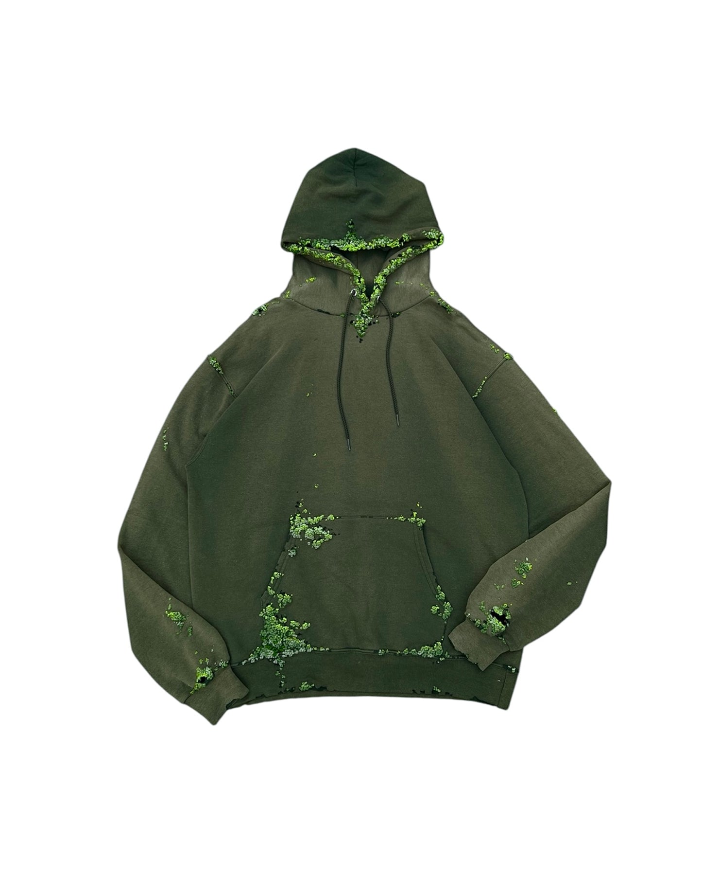 "   Embroidered Dot Hoodie