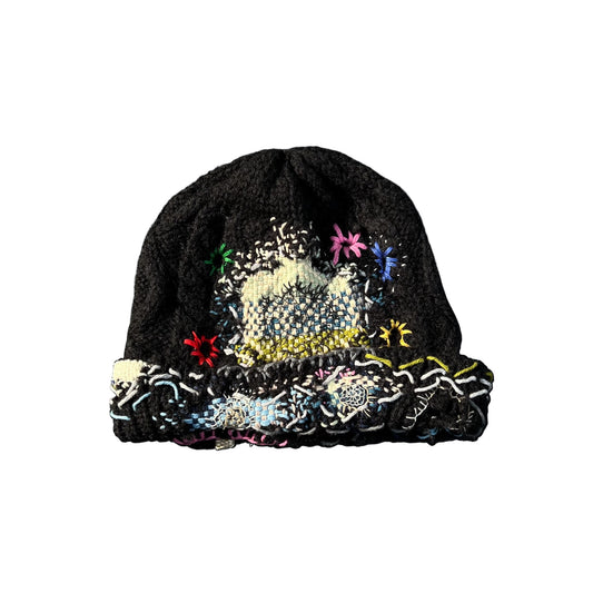 Z Embroidered BORO Black Beanie 1/1