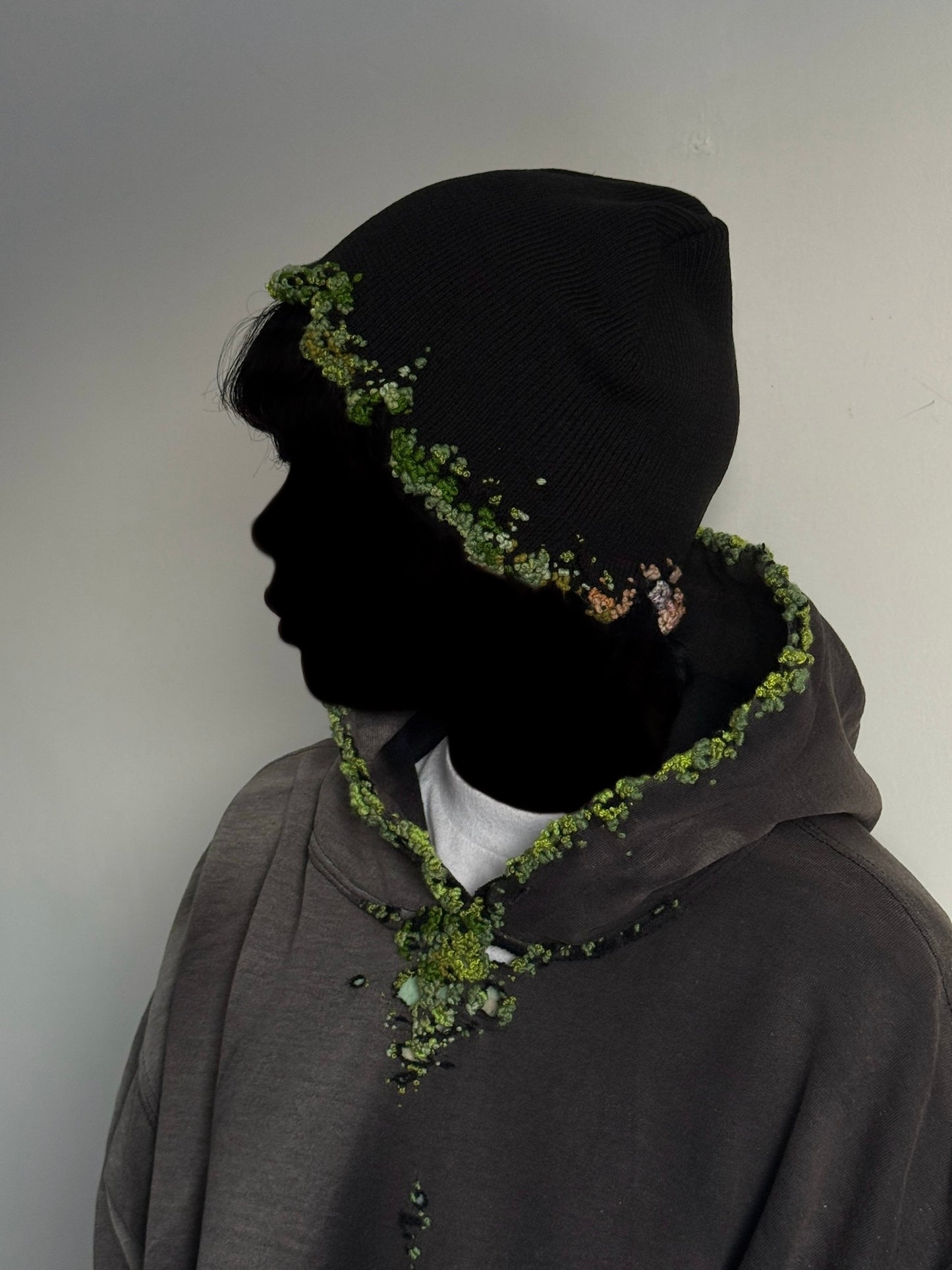 "  Embroidered Dot Beanie