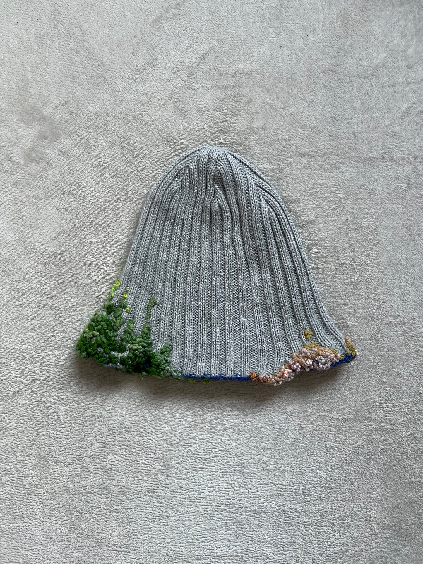"  Embroidered Dot Beanie