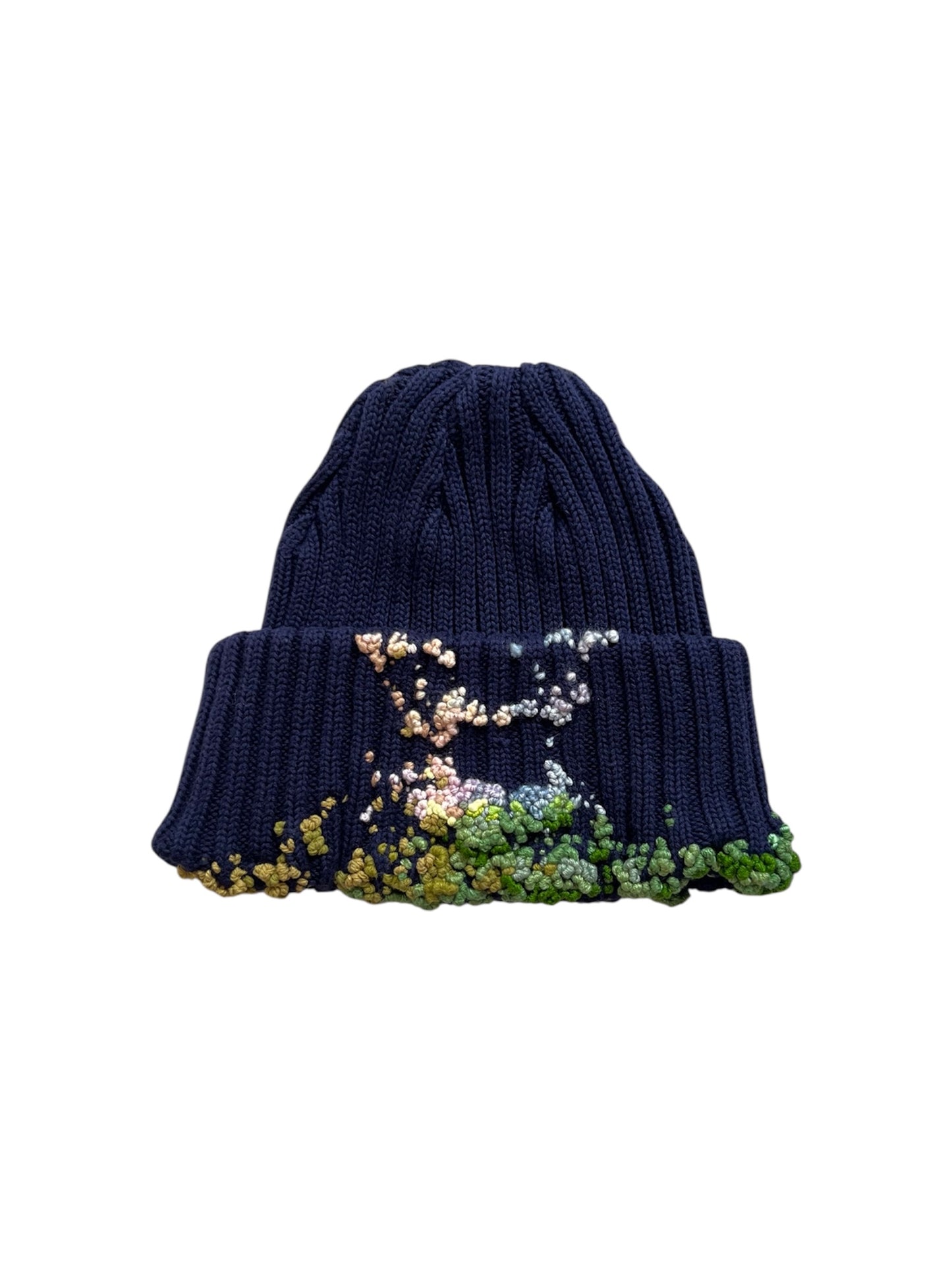 "  Embroidered Dot Beanie