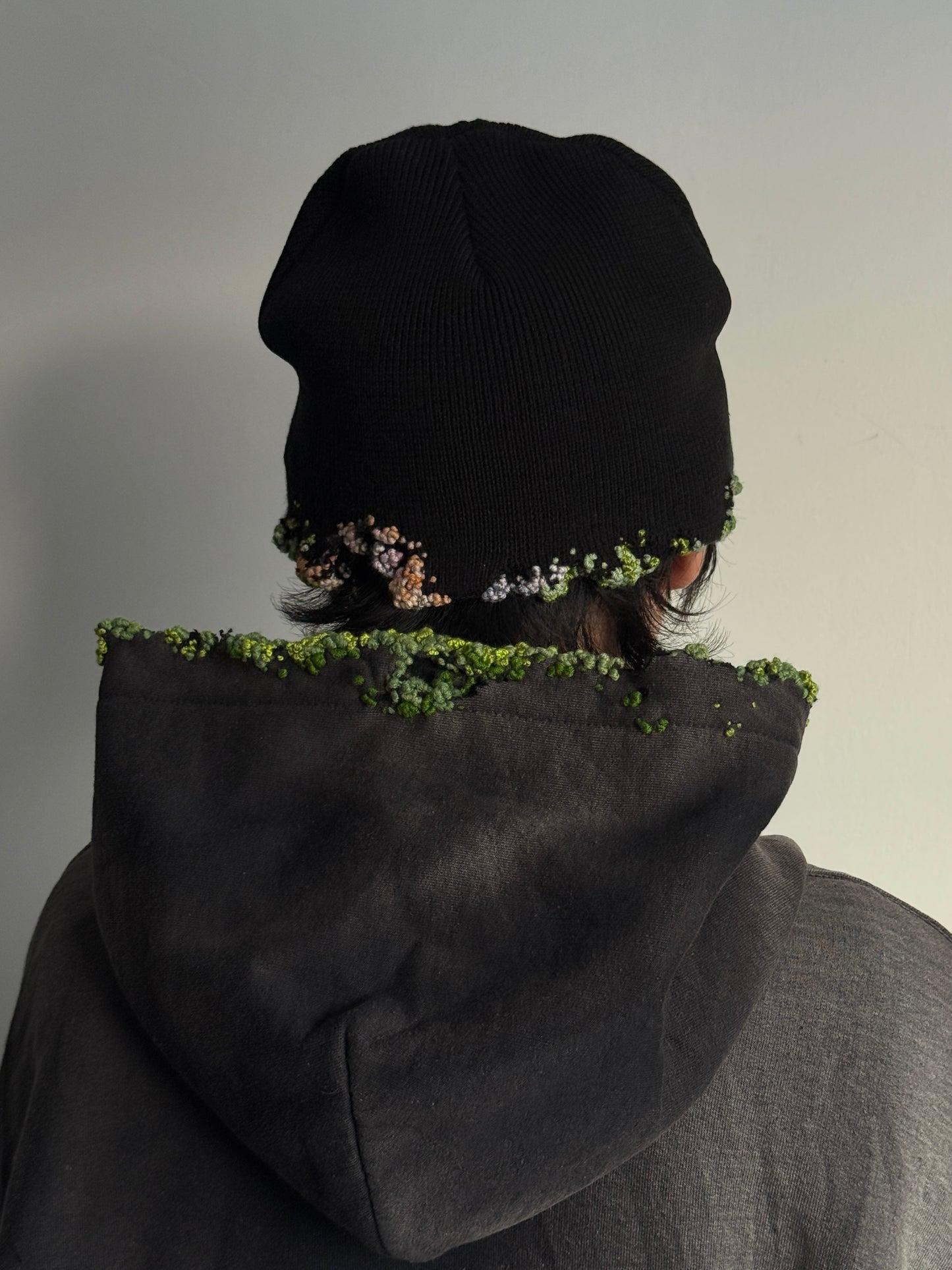 "  Embroidered Dot Beanie