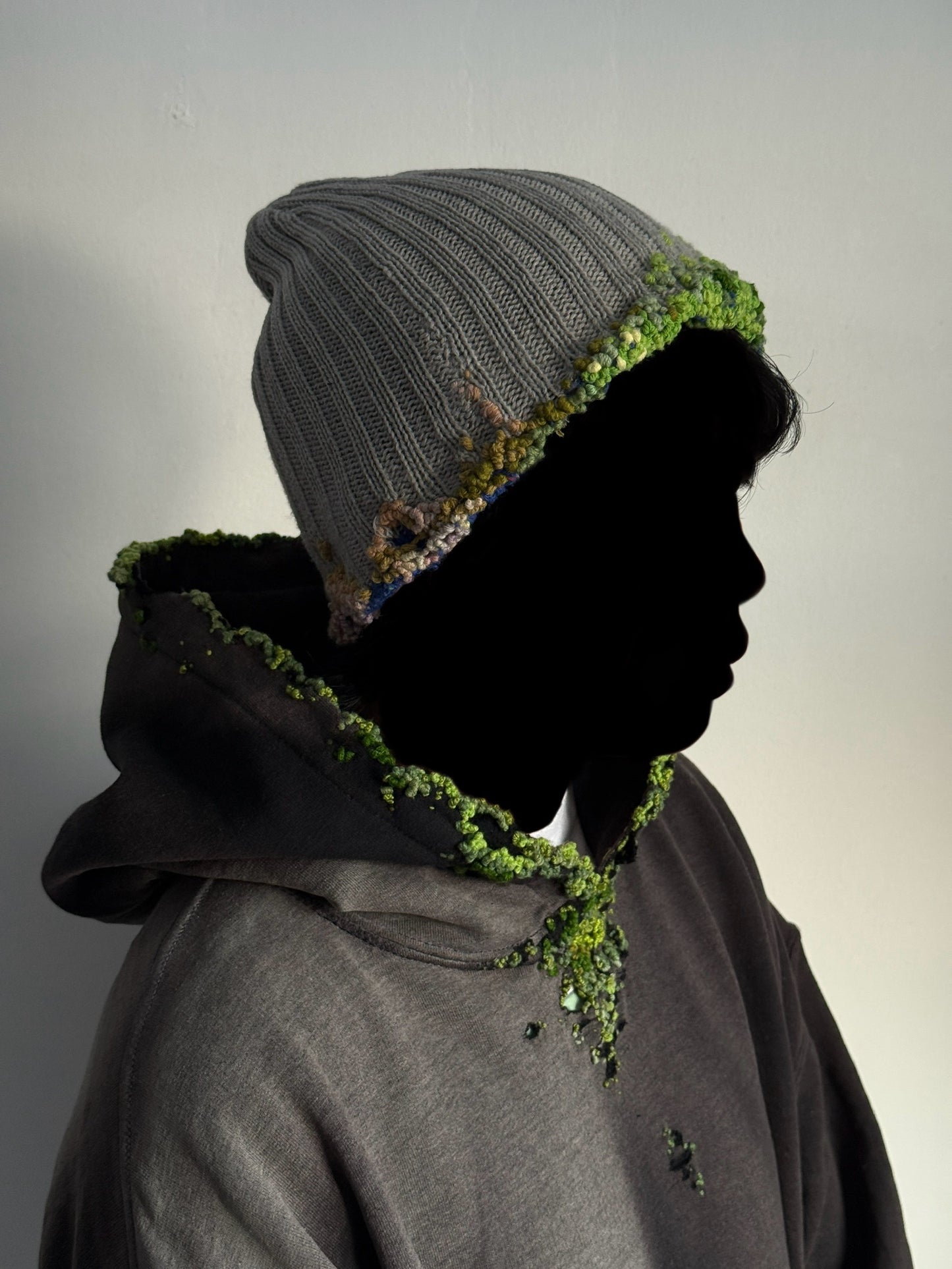 "  Embroidered Dot Beanie