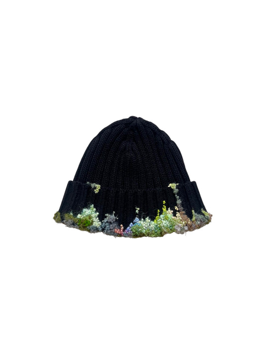 "  Embroidered Dot Beanie