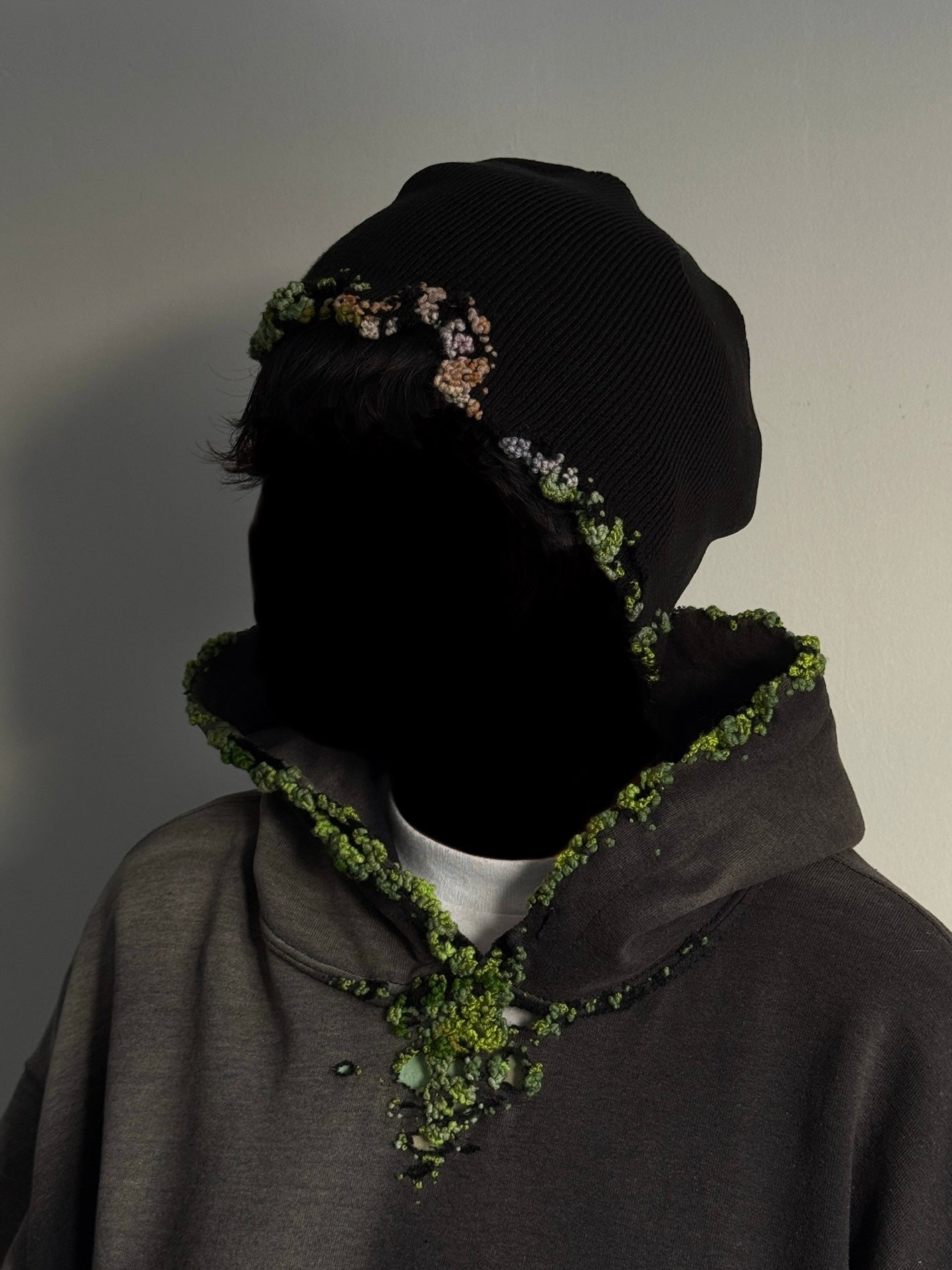 "  Embroidered Dot Beanie