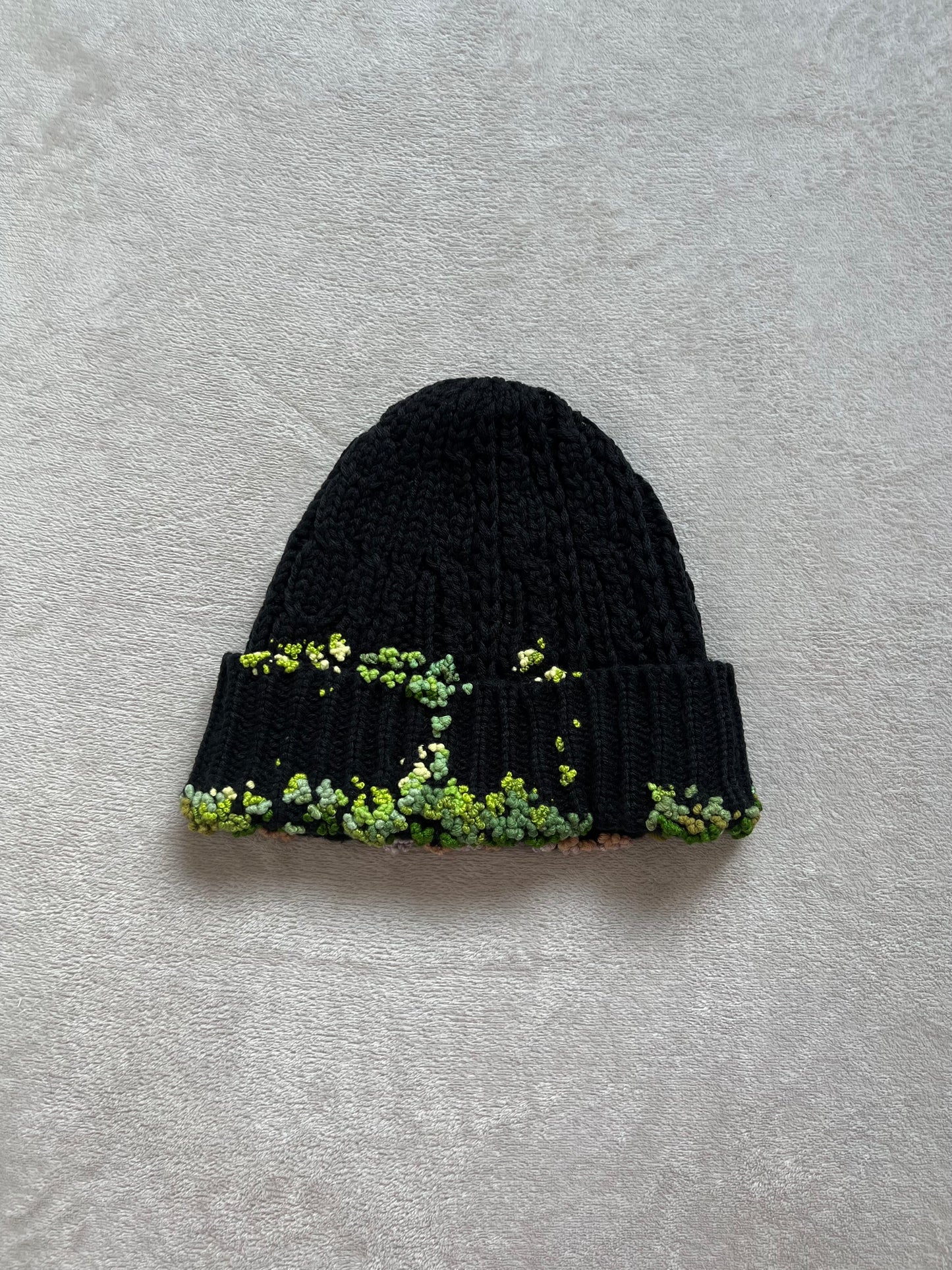 "  Embroidered Dot Beanie