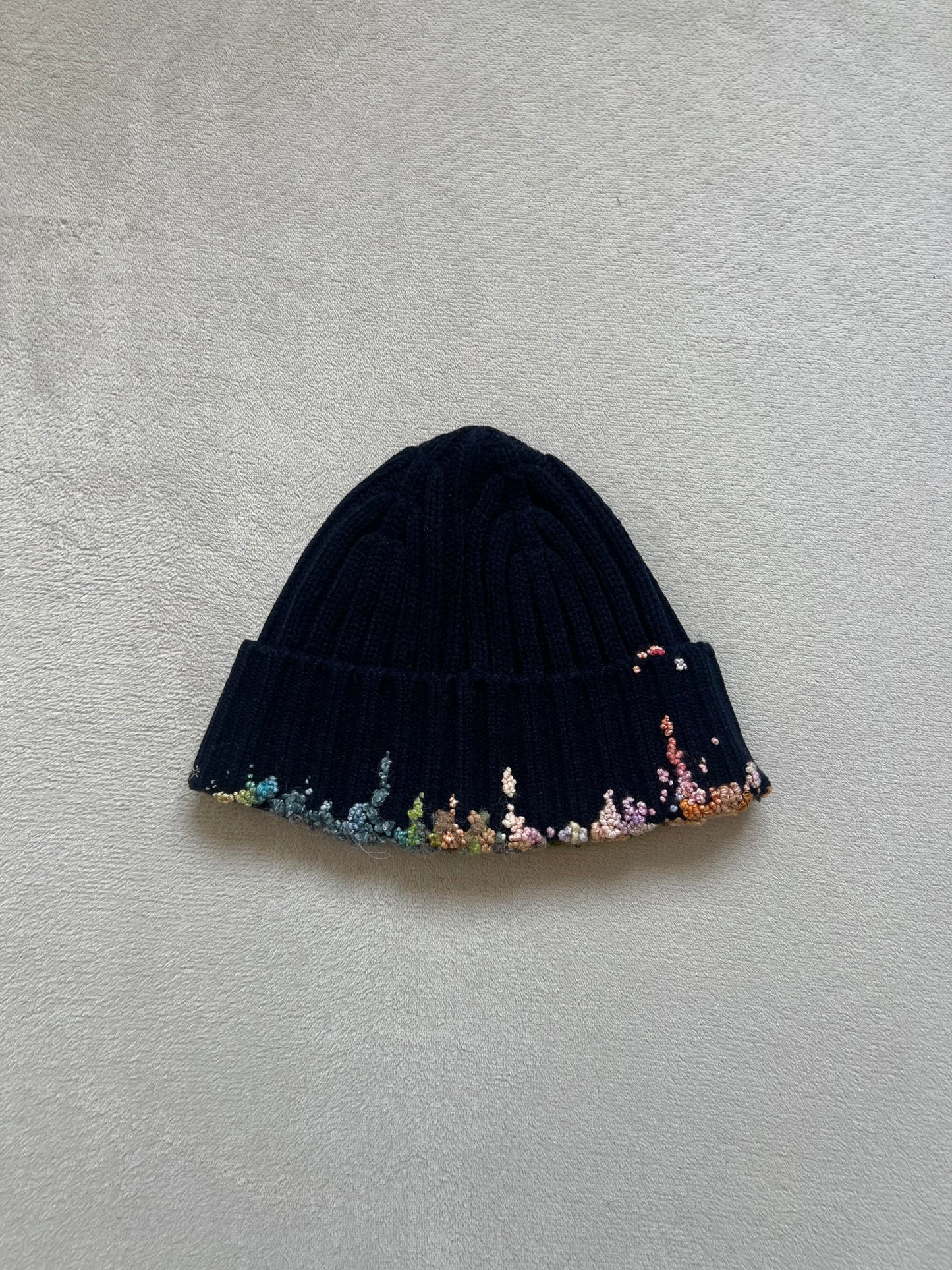 "  Embroidered Dot Beanie
