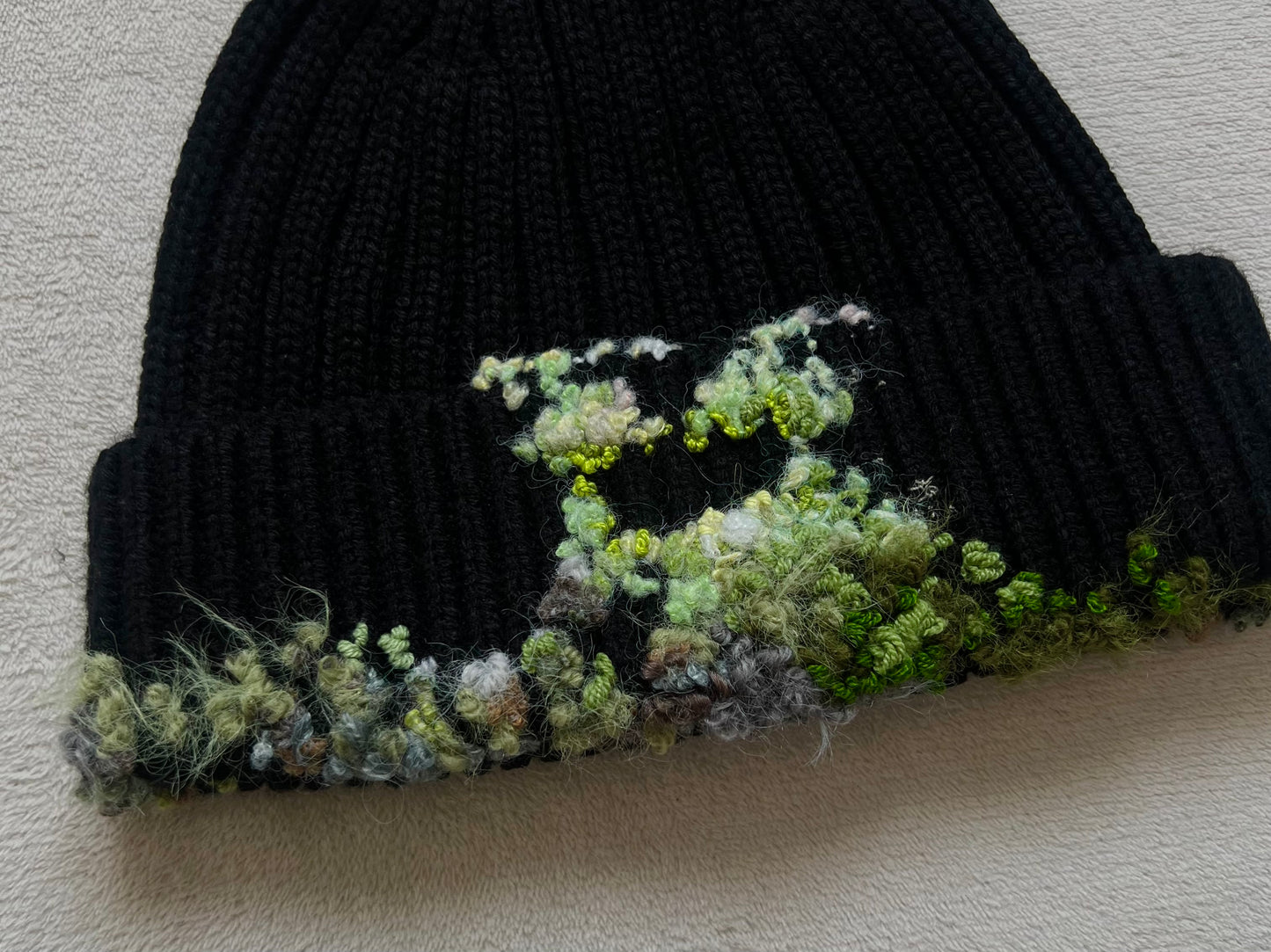 "  Embroidered Dot Beanie