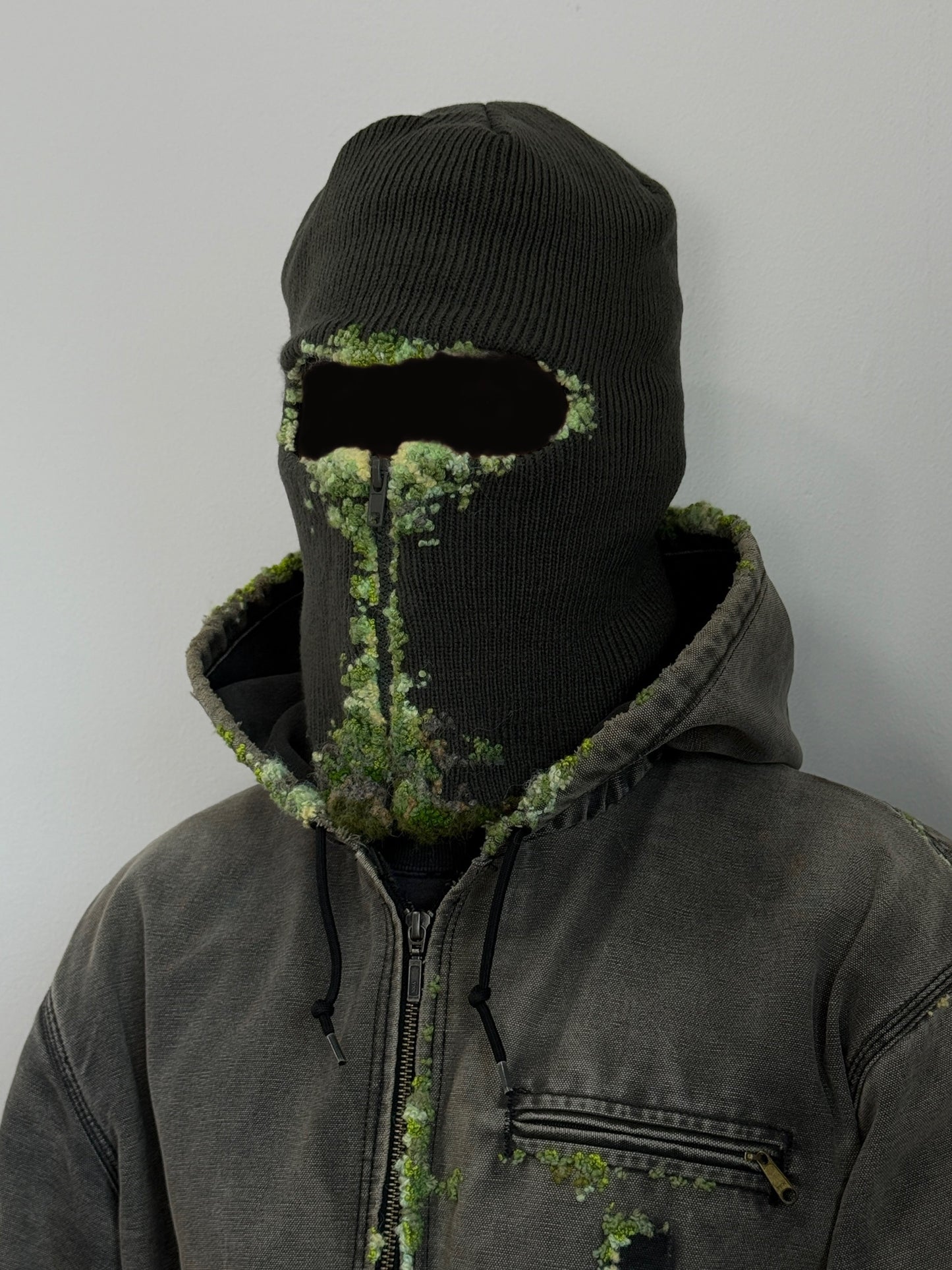 "   Embroidered Dot Balaclava