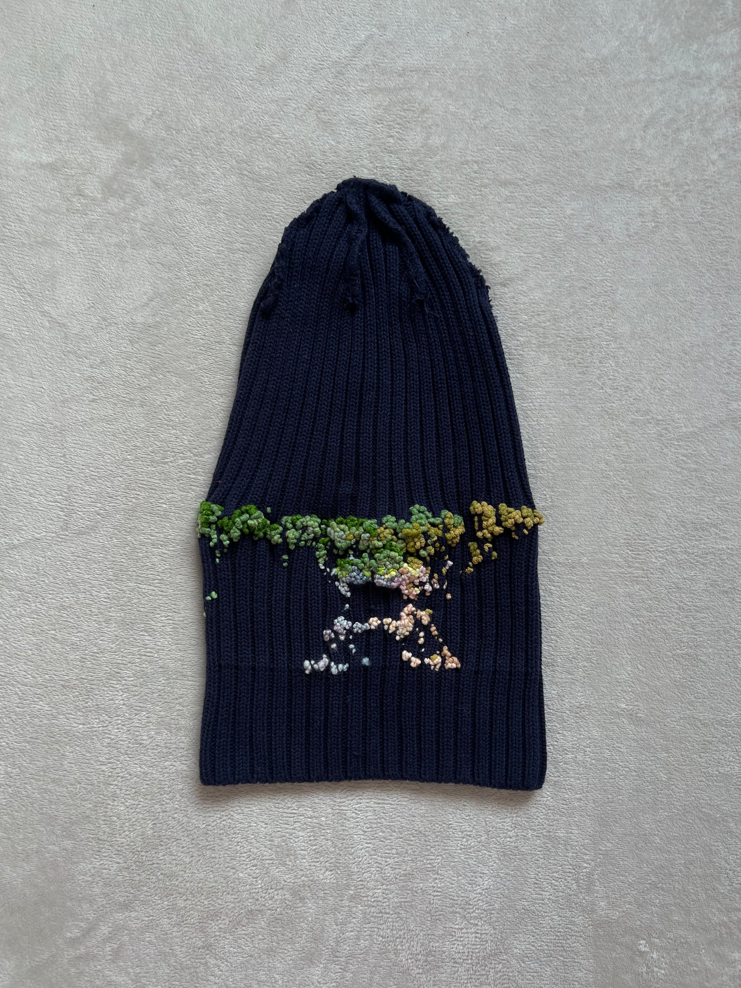"  Embroidered Dot Beanie